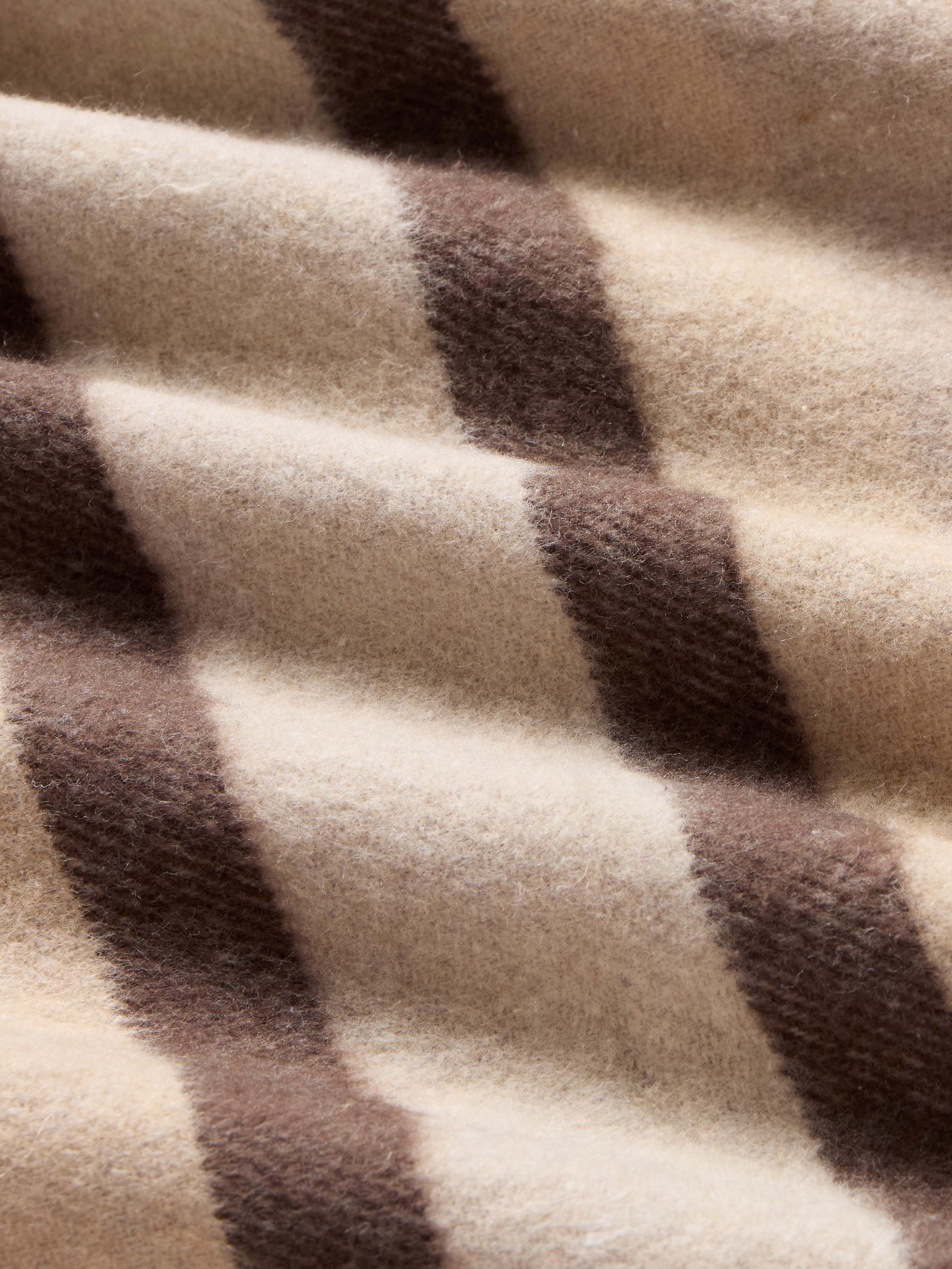 Brushed Recycled Cotton Blanket - Woodland Shore
