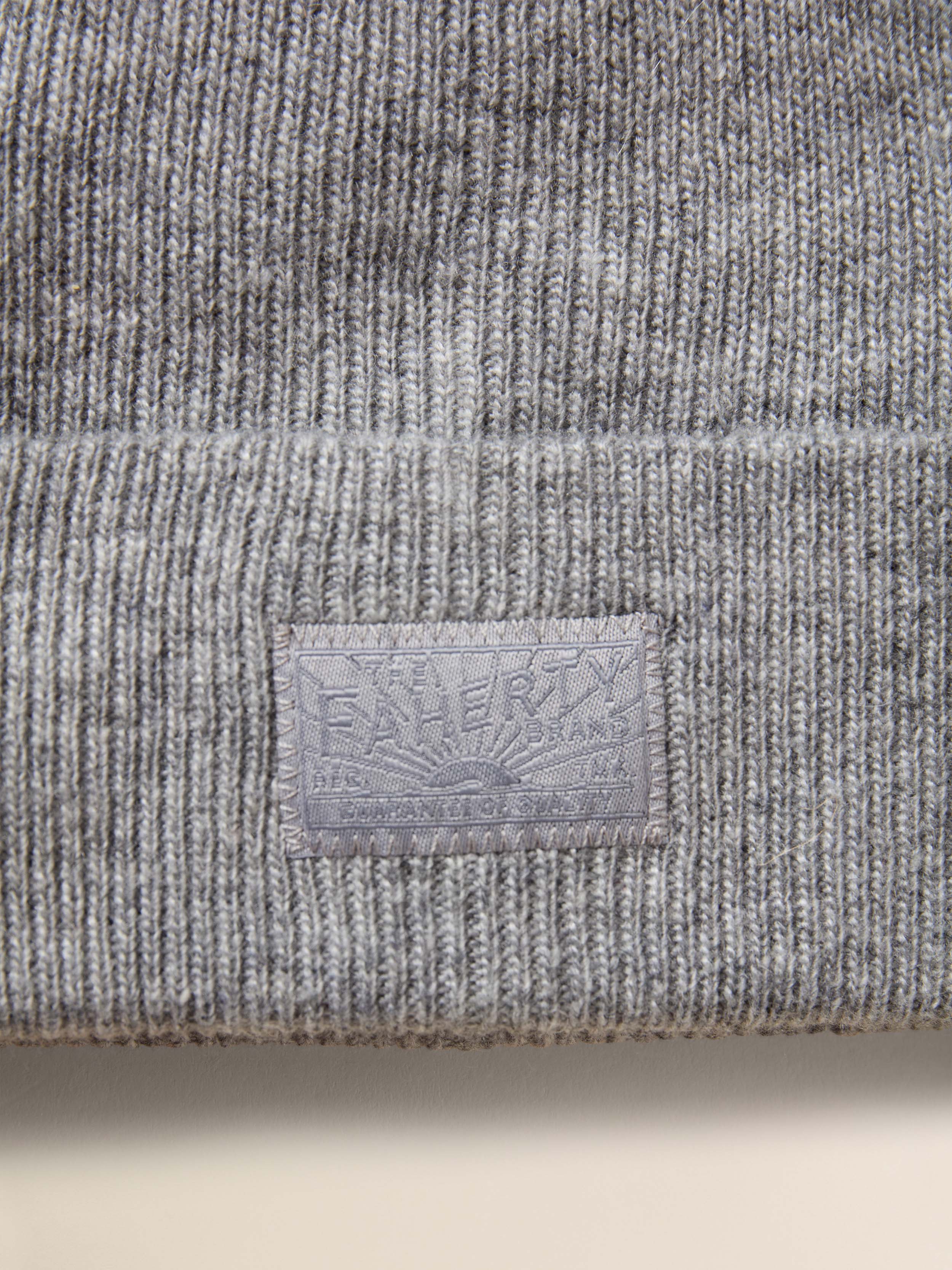 Faherty Essential Beanie - Charcoal Heather