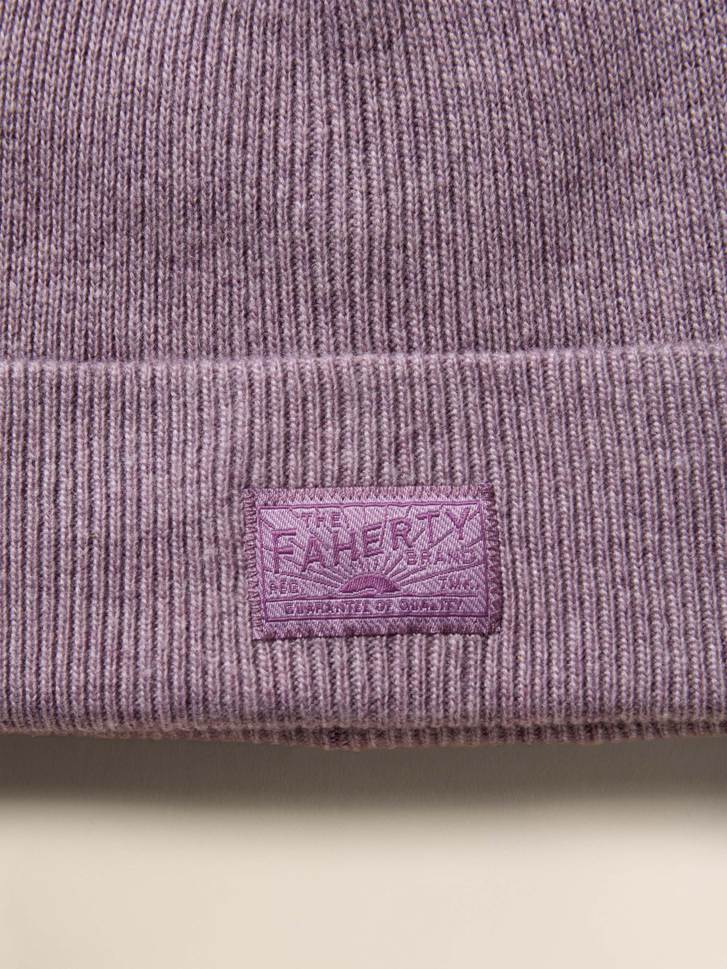 Faherty Essential Beanie - Vintage Violet