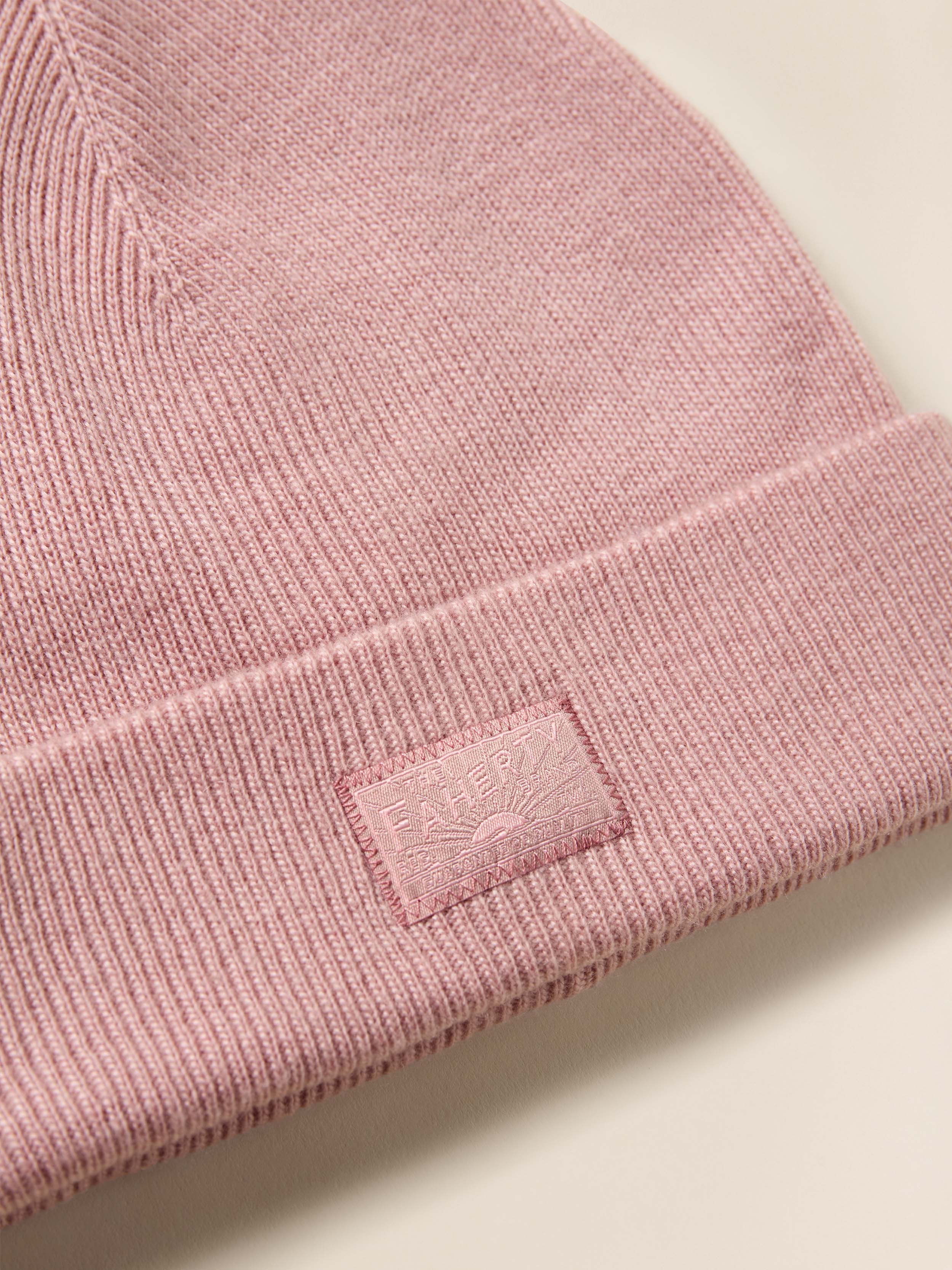 Faherty Essential Beanie - Misty Rose