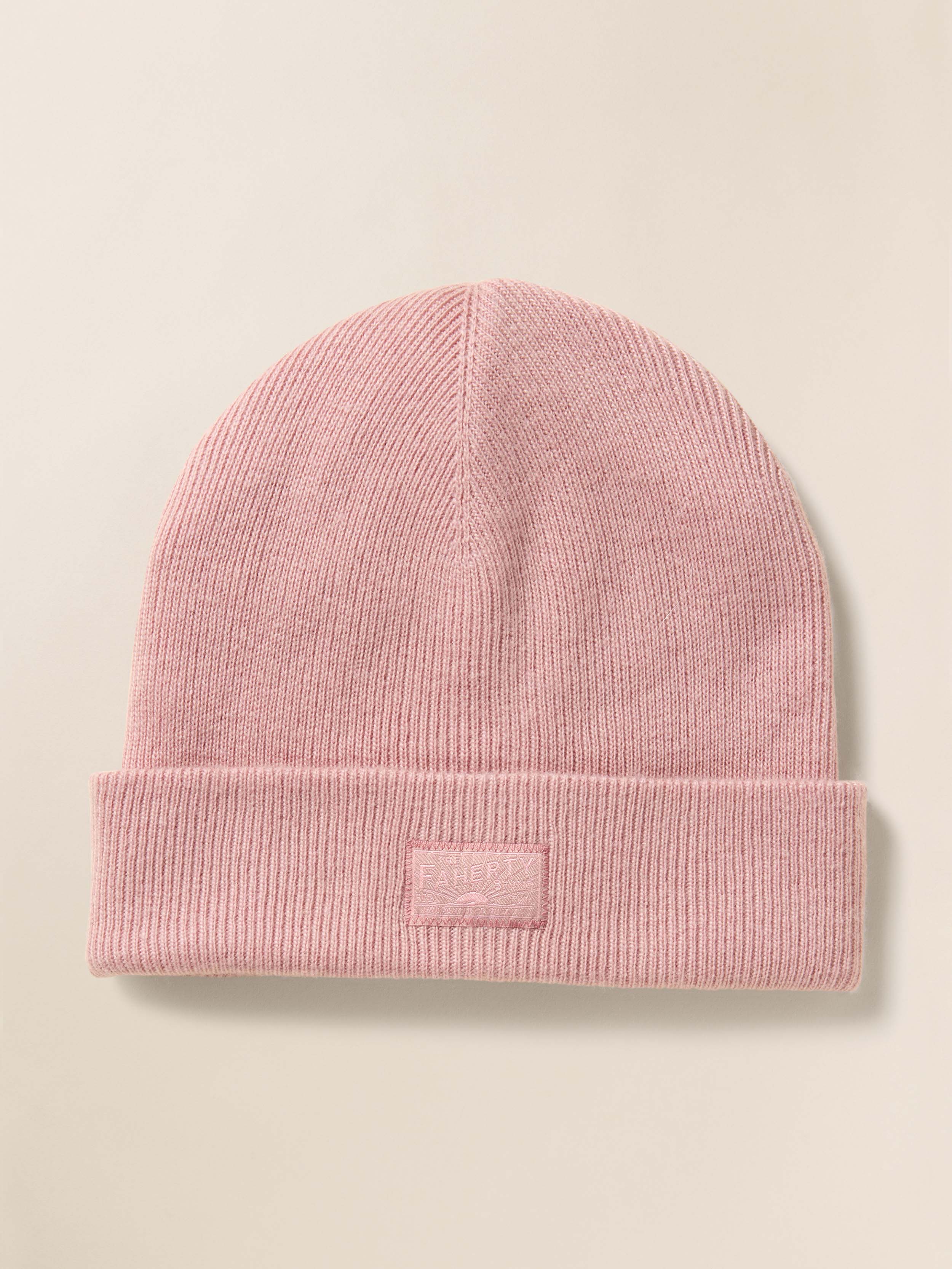 Faherty Essential Beanie - Misty Rose