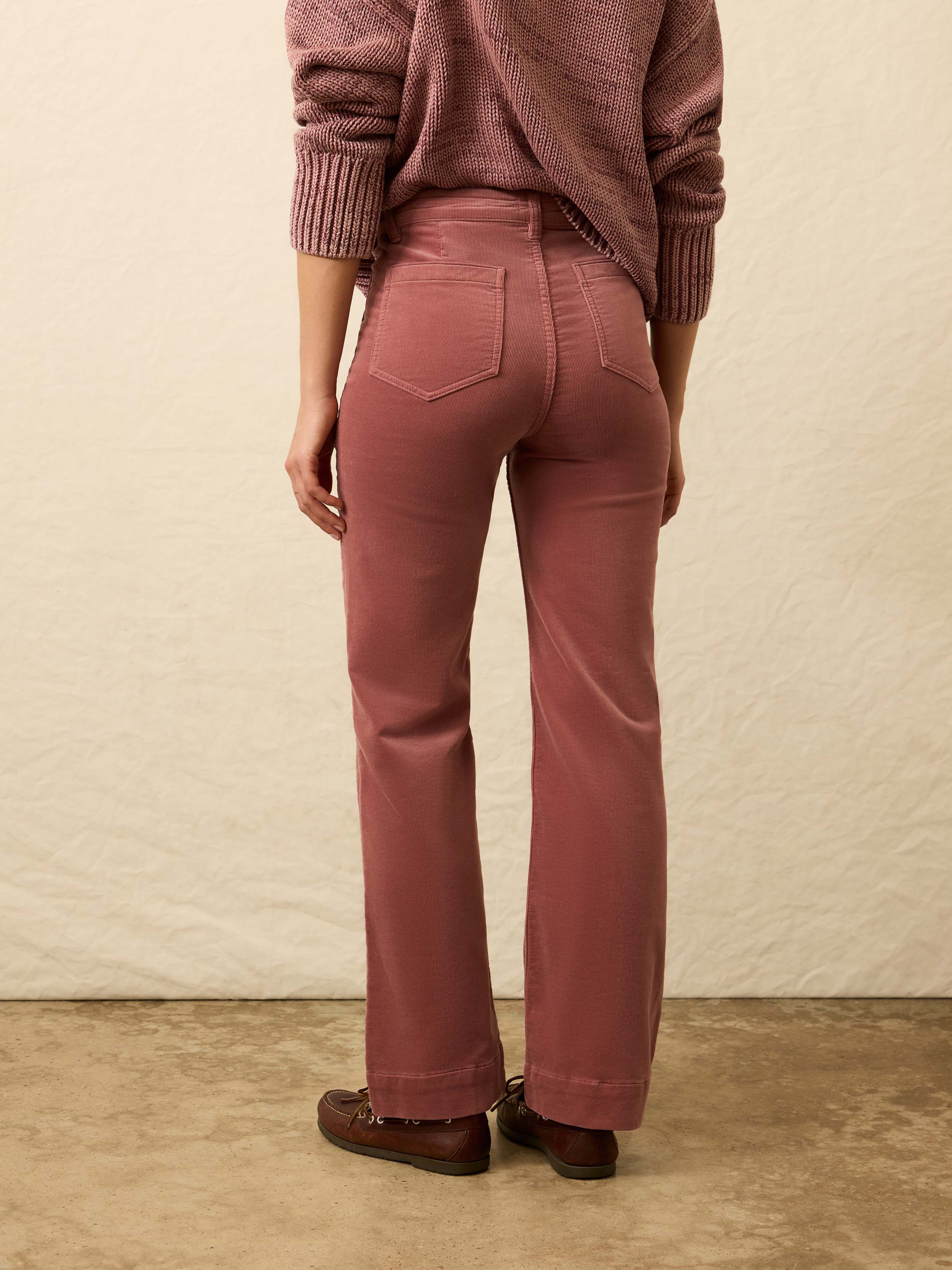 Stretch Terry Cord Patch Pocket Pant - Sedona