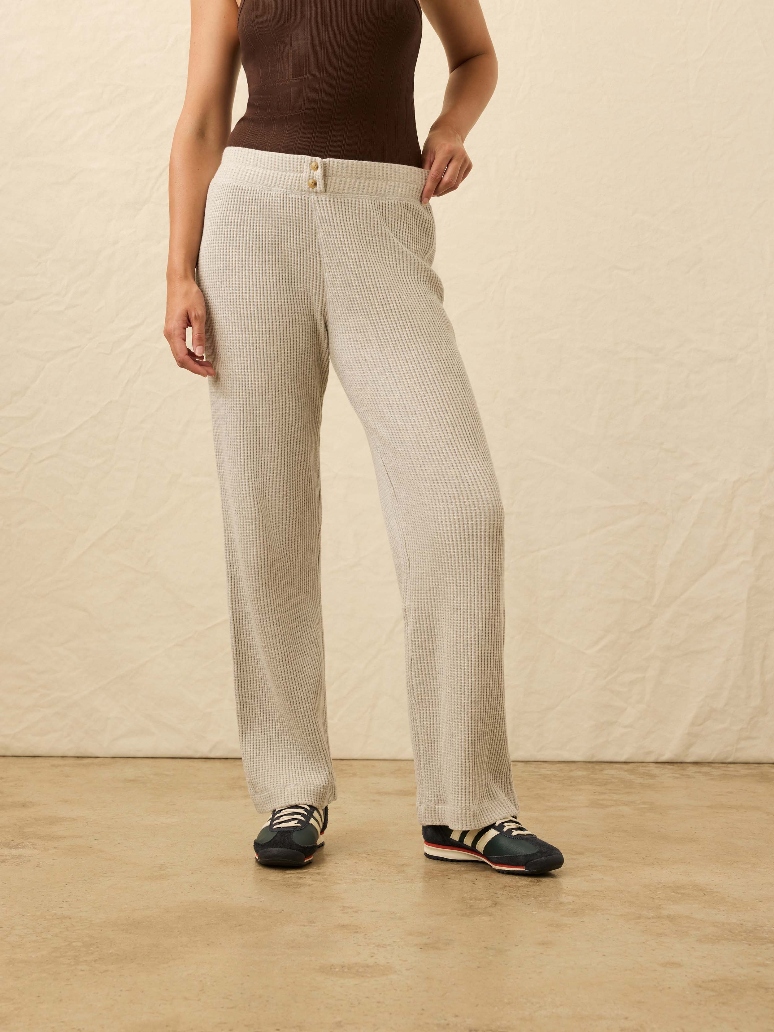 Après Waffle Pant - Light Grey Heather