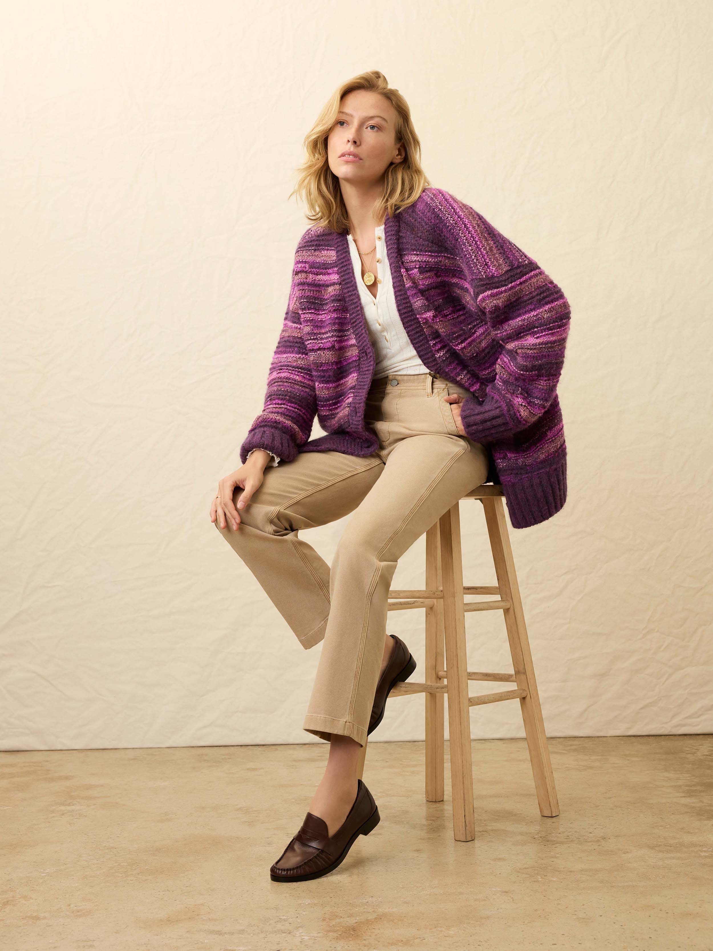 Sunwashed Canvas Dockside Pant - Sandy Khaki