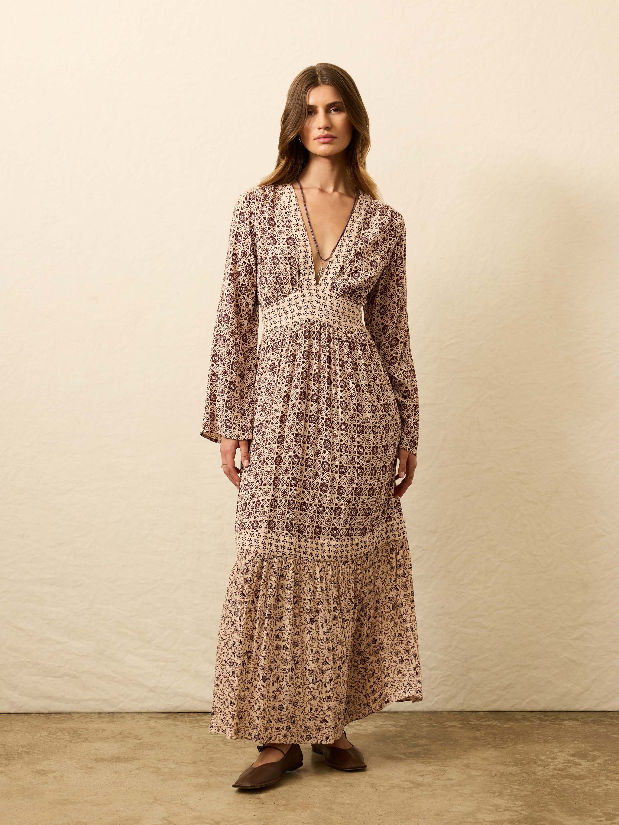 Alexus Dakota Dress - Amber Suede