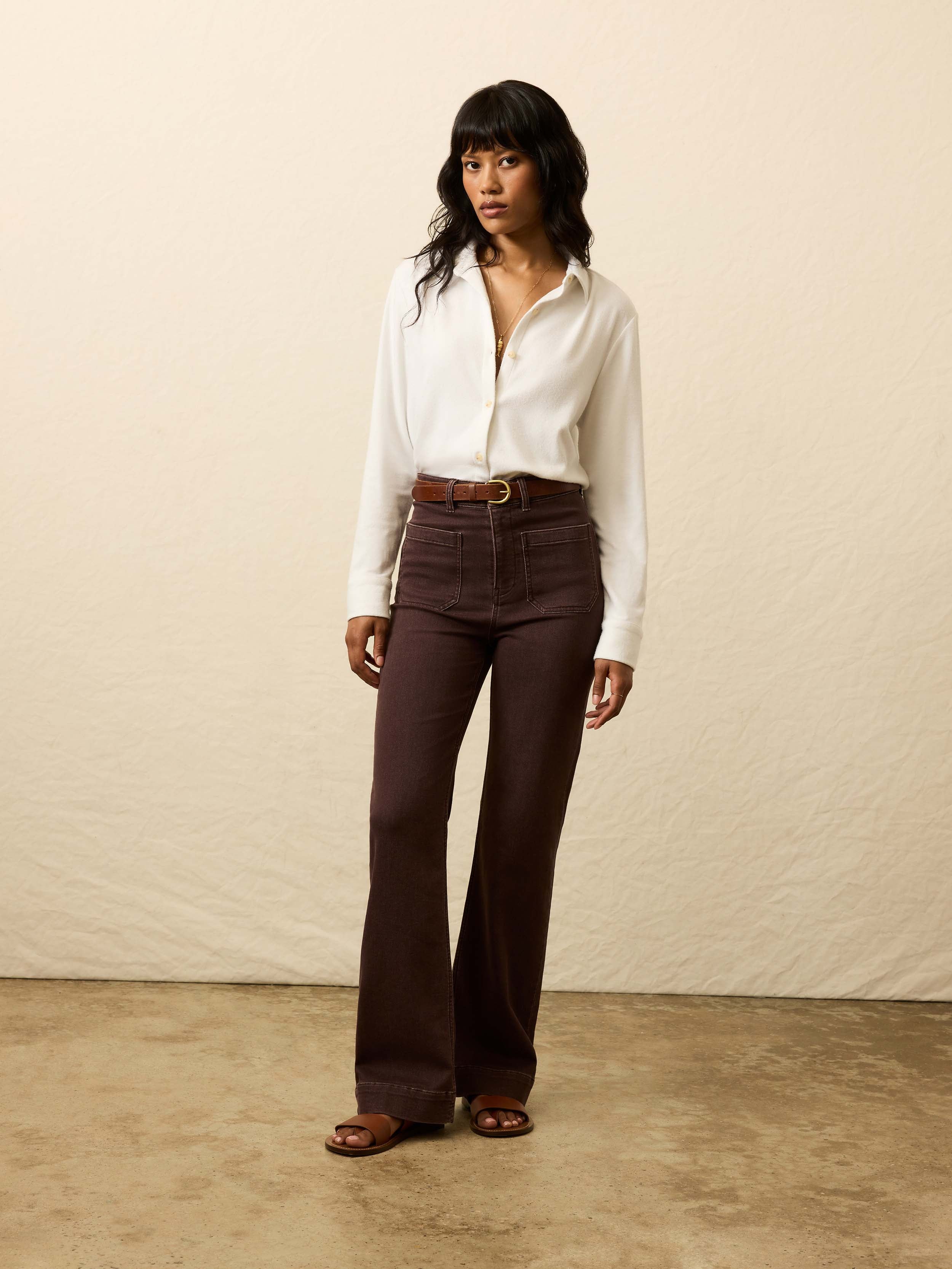 Legend™ Sweater Shirt - Pure White Twill