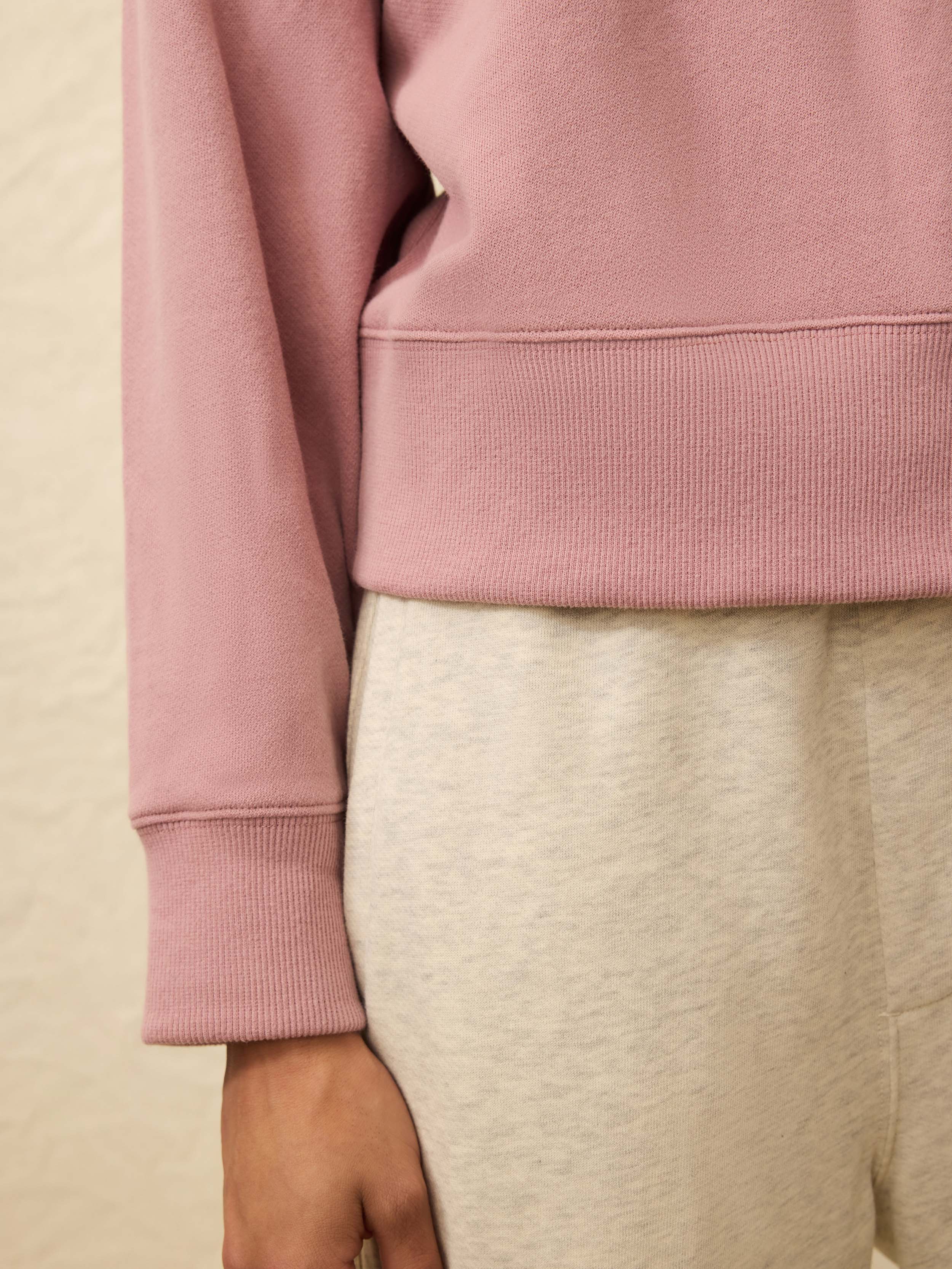 High Standard Fleece Vintage Crewneck - Nostalgia Rose