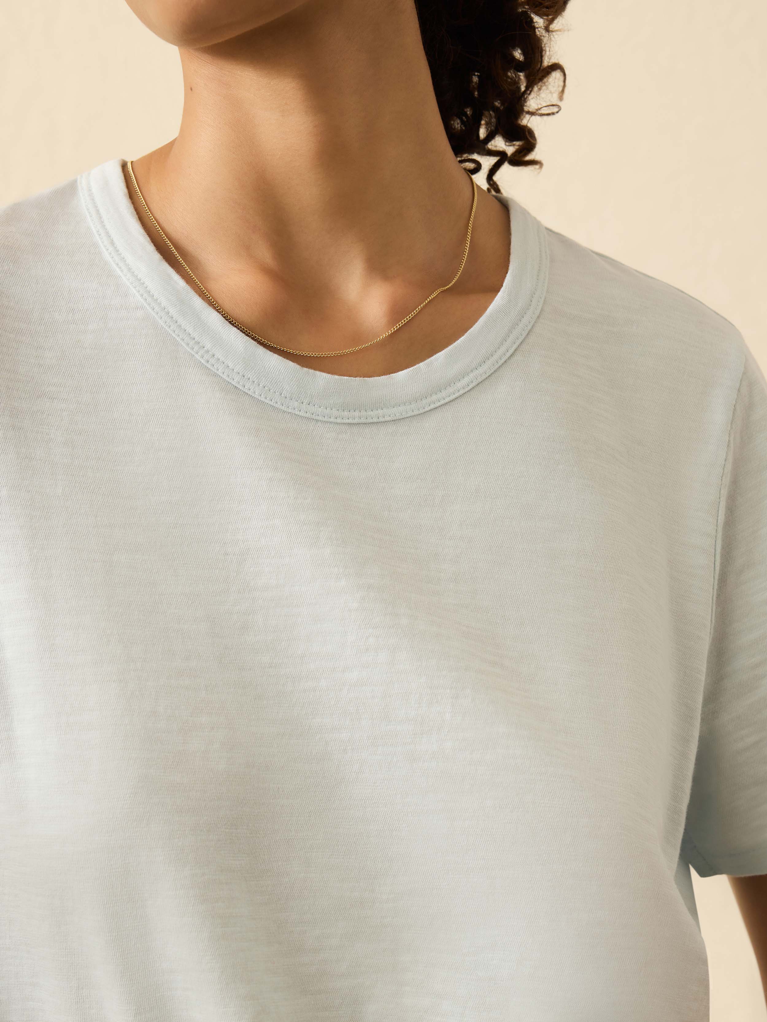 Sunwashed Essential Tee - Sky
