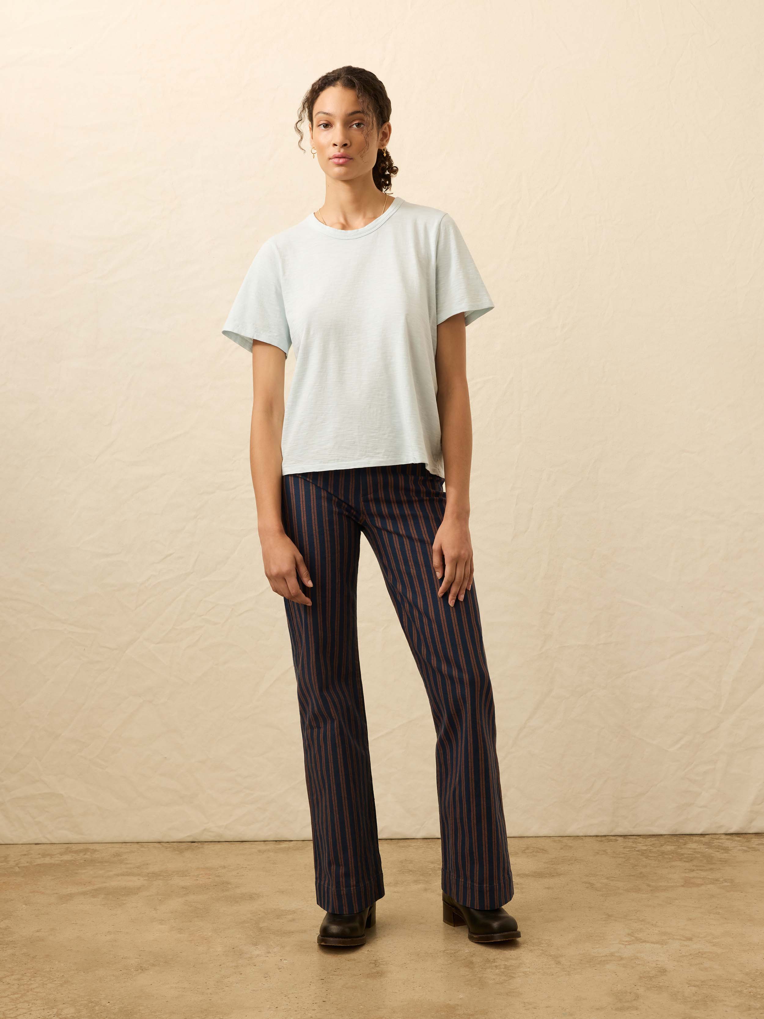 Sunwashed Essential Tee - Sky
