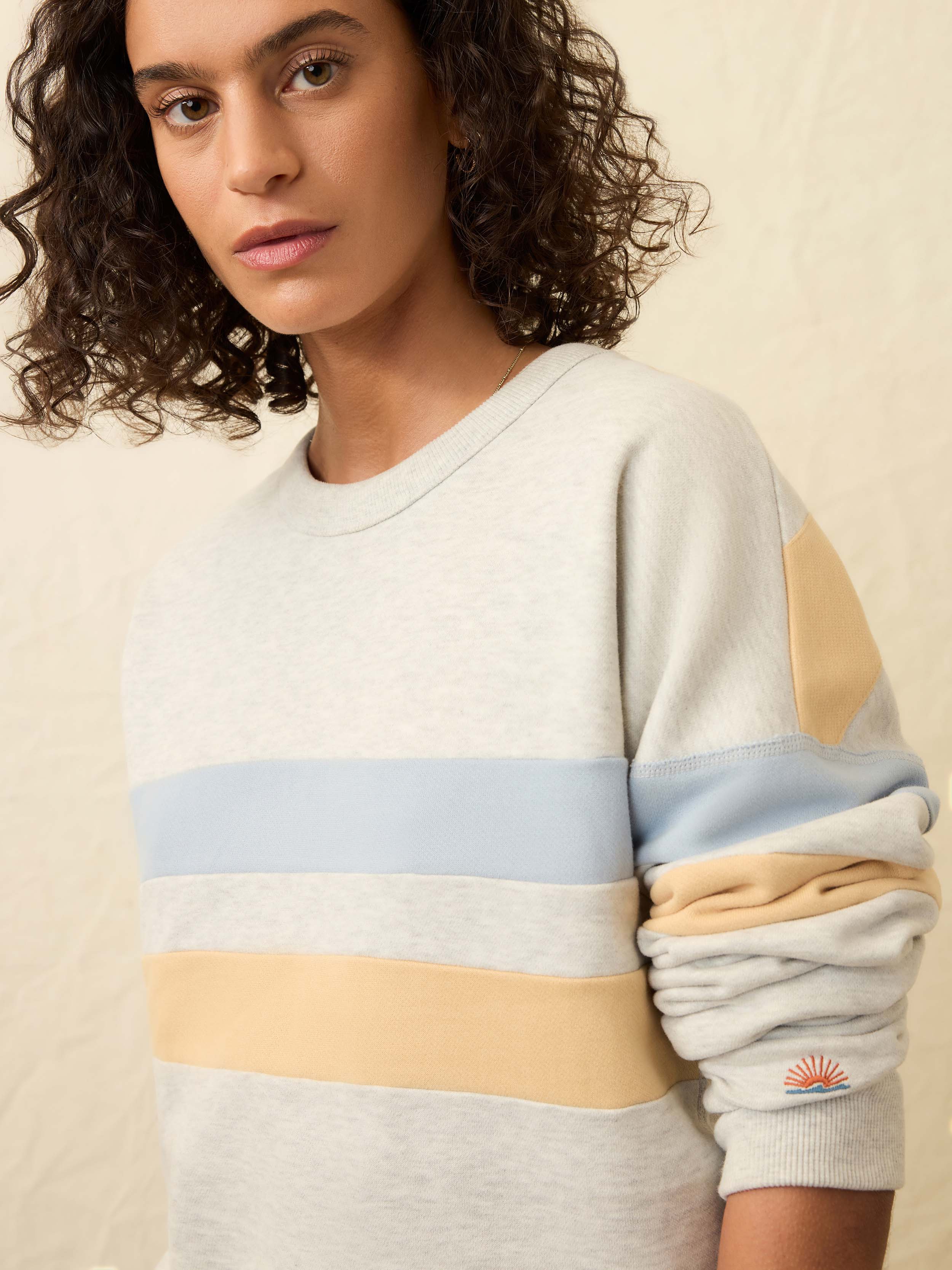 High Standard Fleece Crew - Sunset Bay