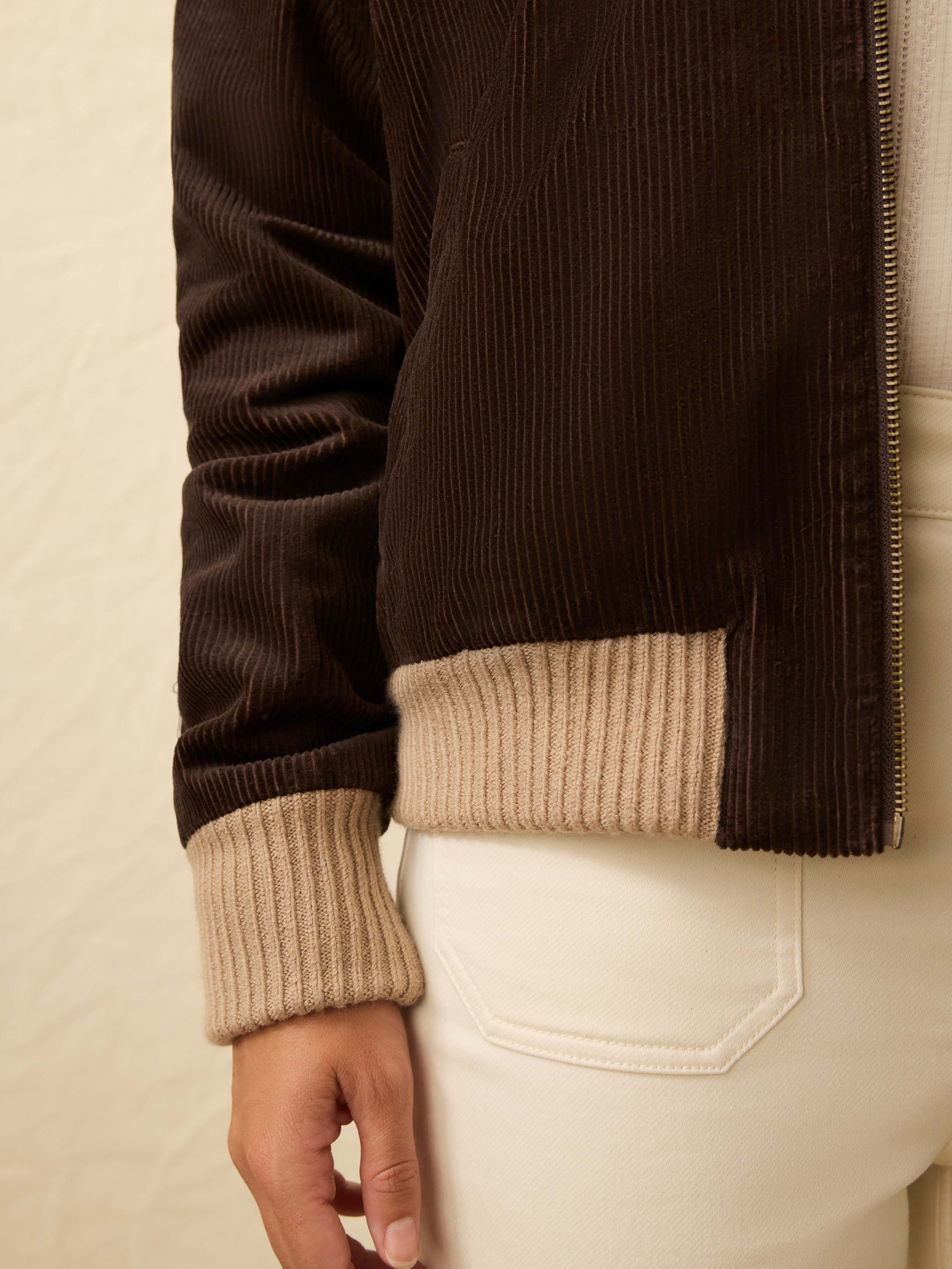 Heritage Cord Jacket - Chocolate Brown