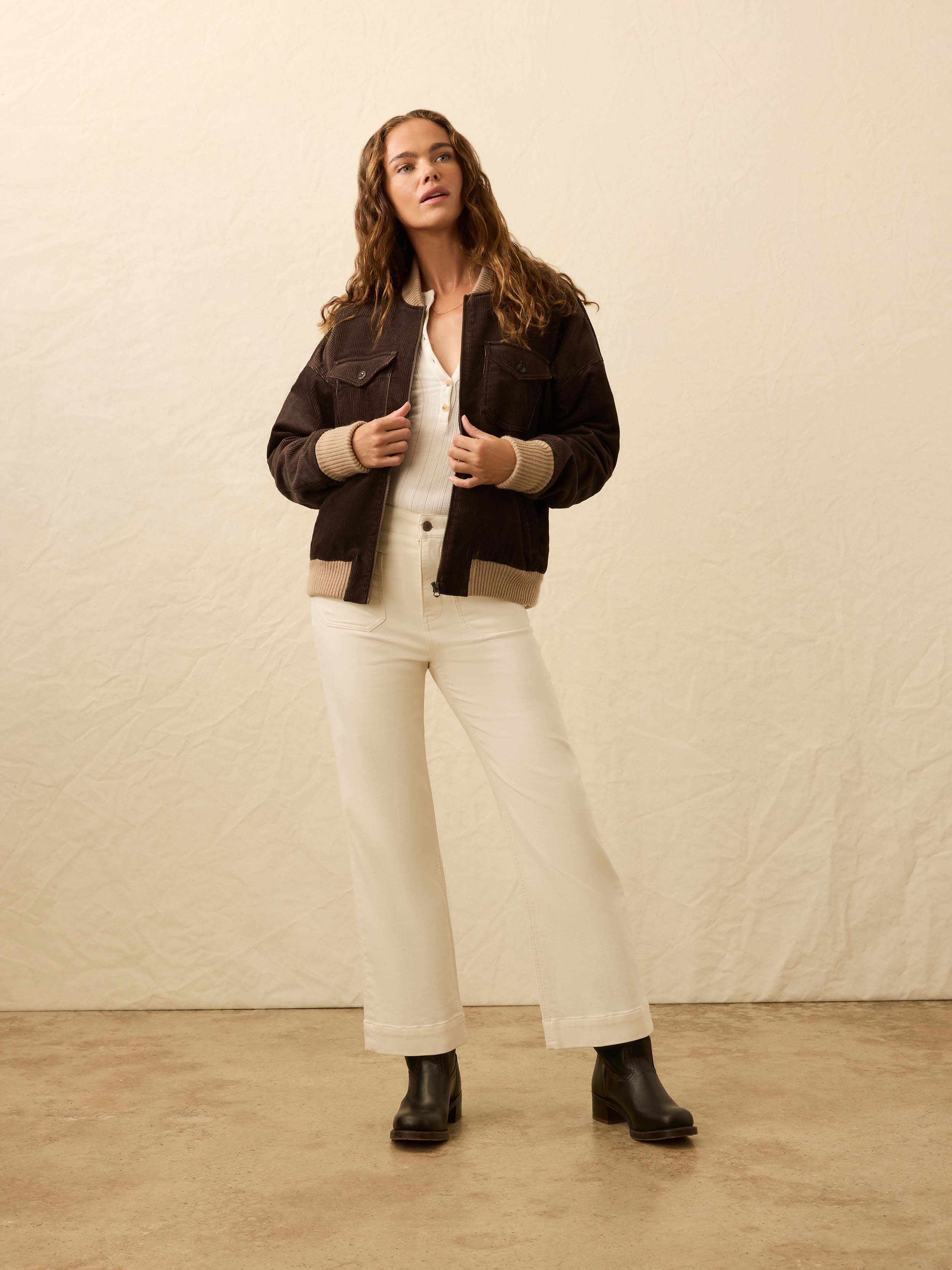 Heritage Cord Jacket - Chocolate Brown