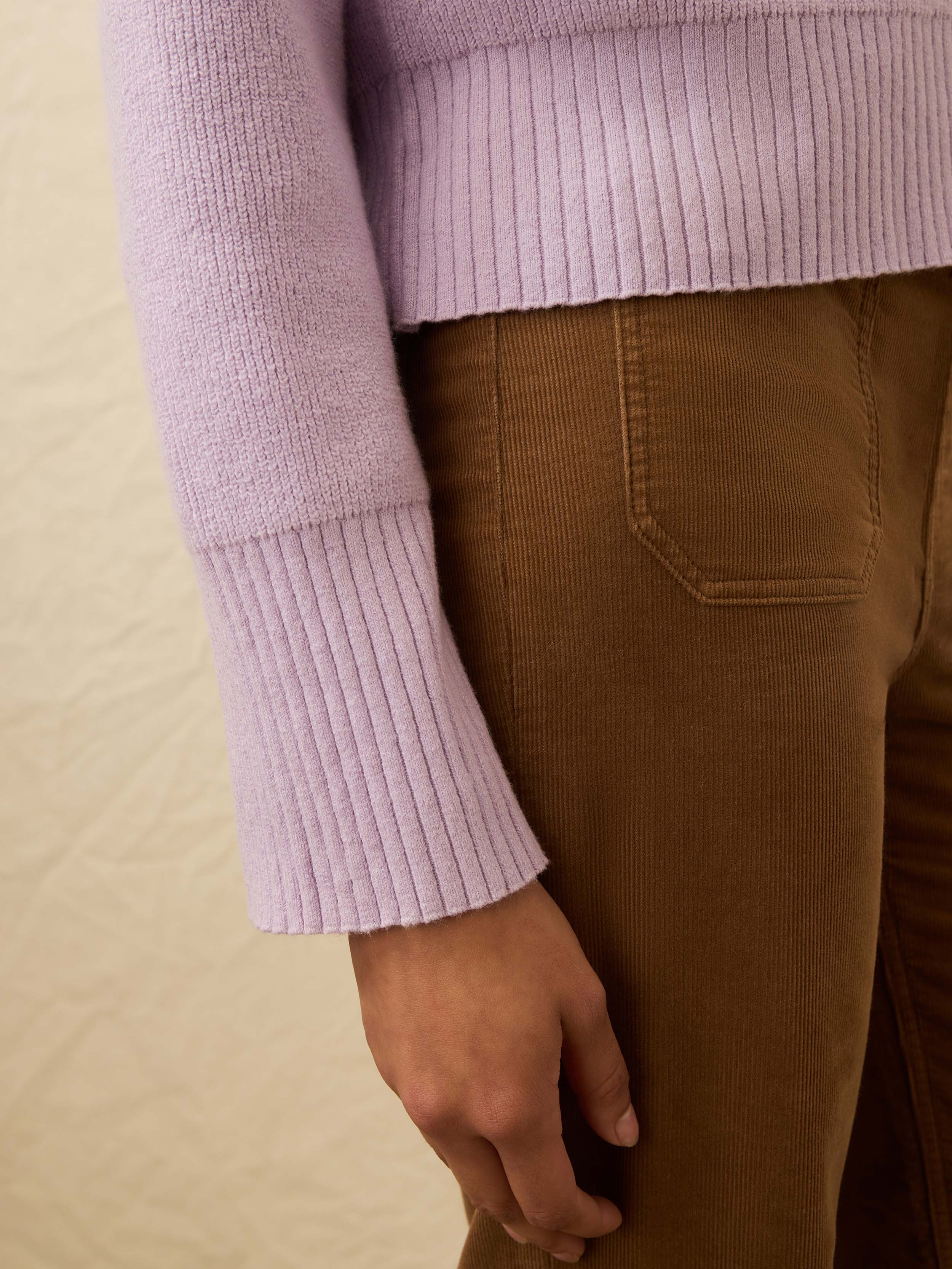 Jackson Crewneck Sweater - Ice Lilac Heather