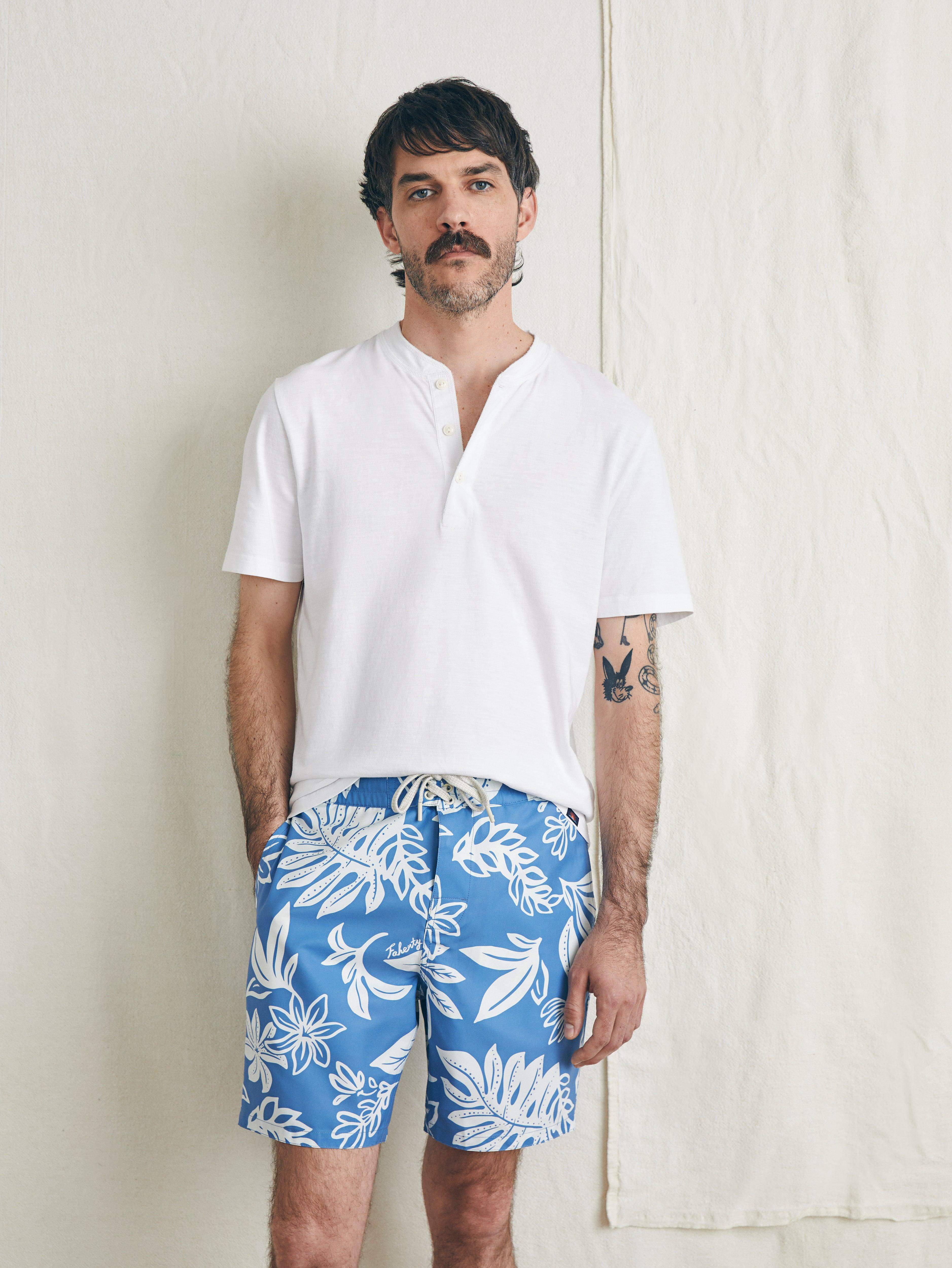 Surfrider Sunwashed Boardshort - Sky Floral