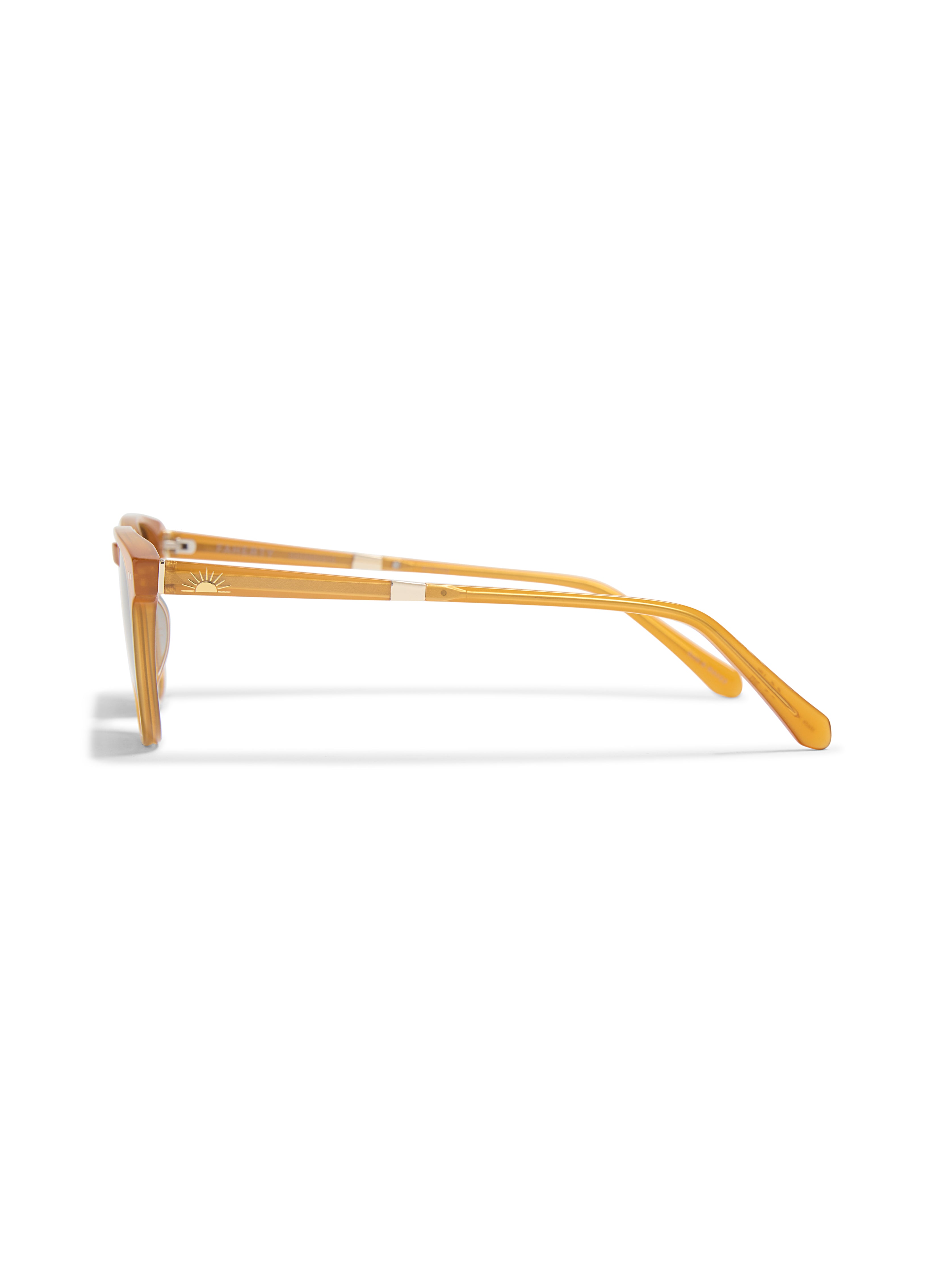 August Sunglasses - Milky Honey