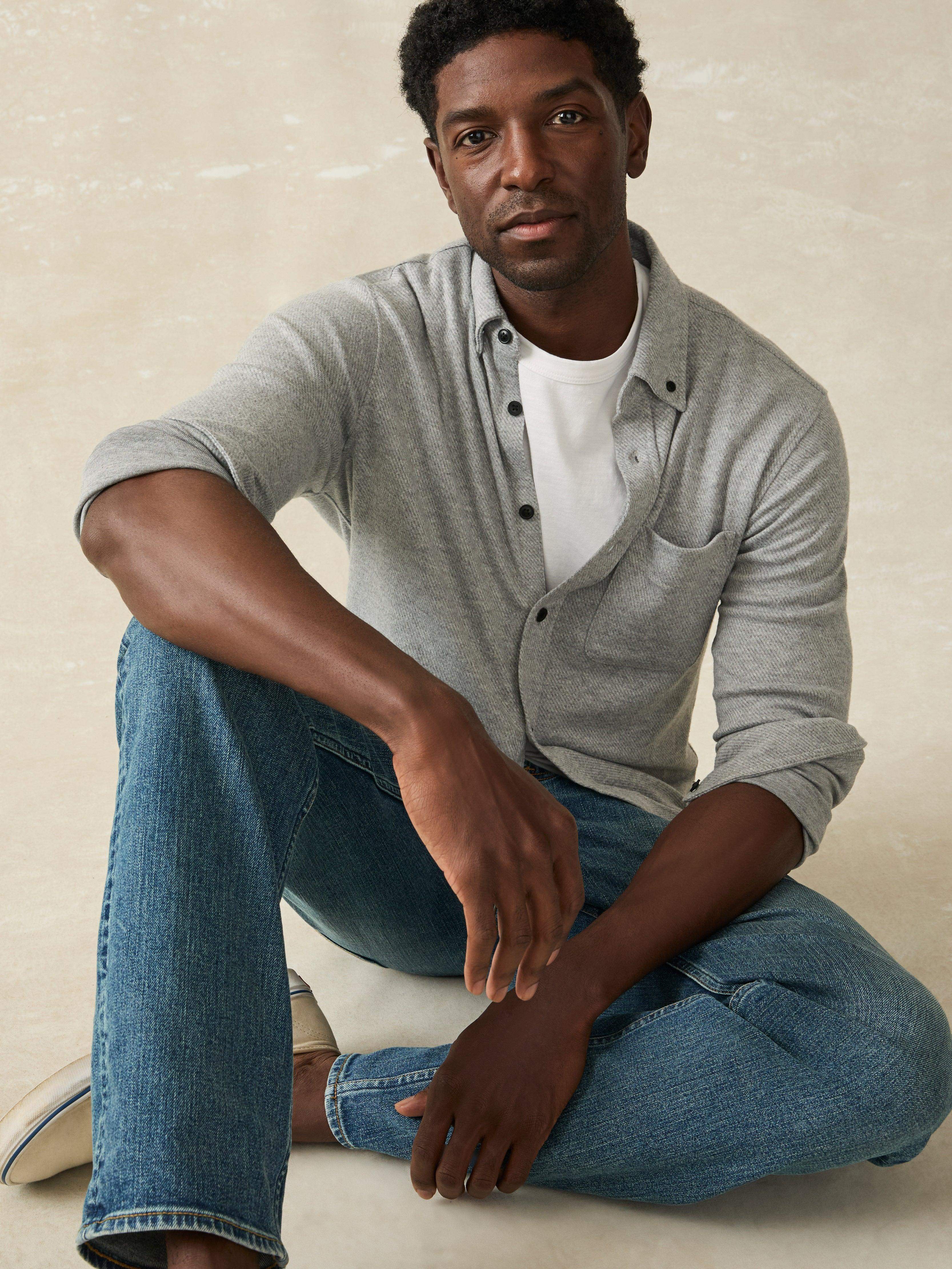 Legend™ Sweater Shirt (Single Pocket) - Fossil Grey Twill