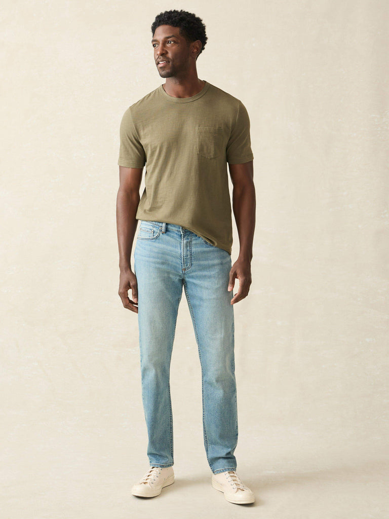 Stretch Terry 5-Pocket Athletic Fit Pant - Eastern Shore