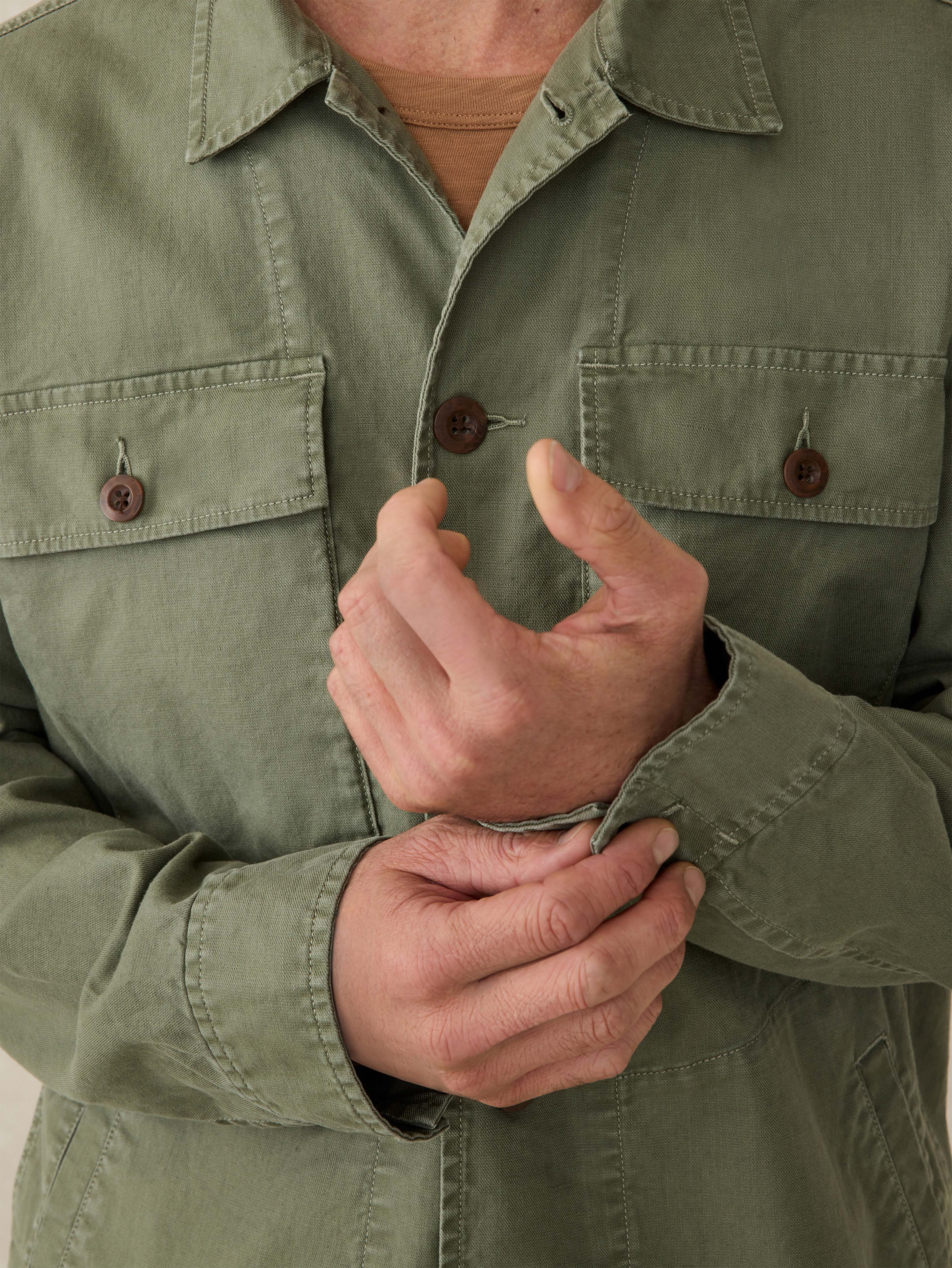 Commander Shirt Jacket - Spring Forest