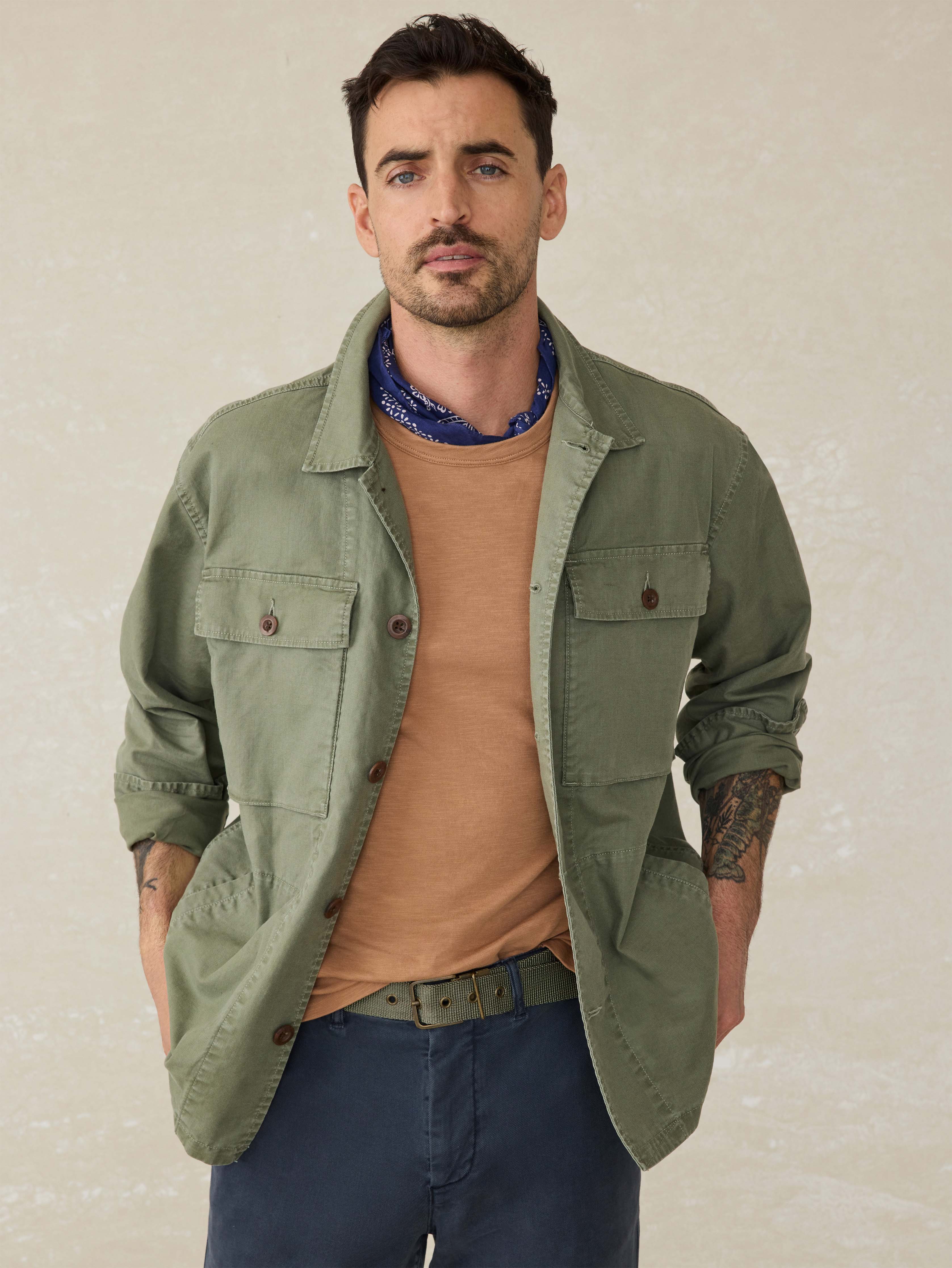 Commander Shirt Jacket - Spring Forest