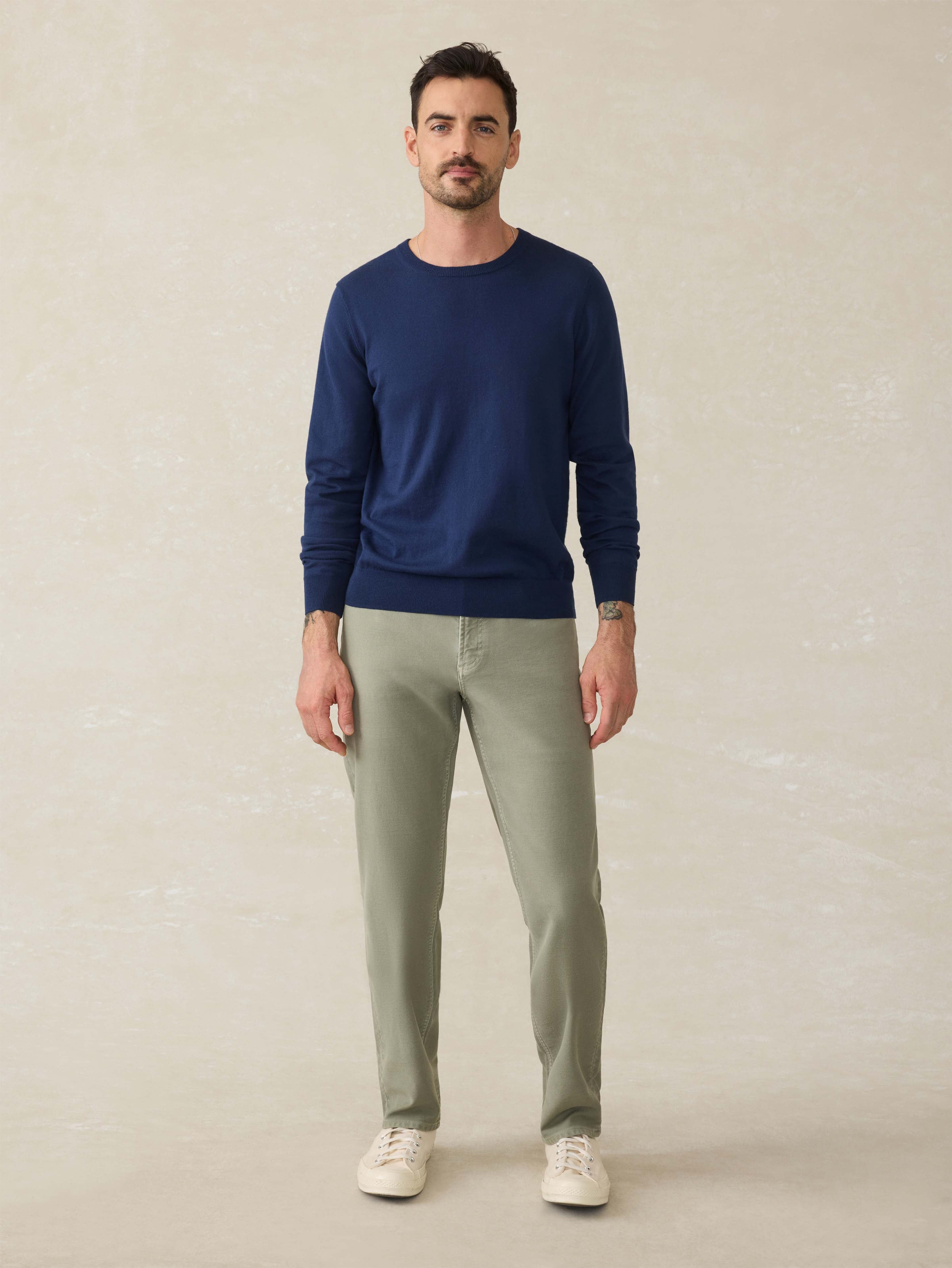 Movement™ Crewneck Sweater - Marine Navy Heather