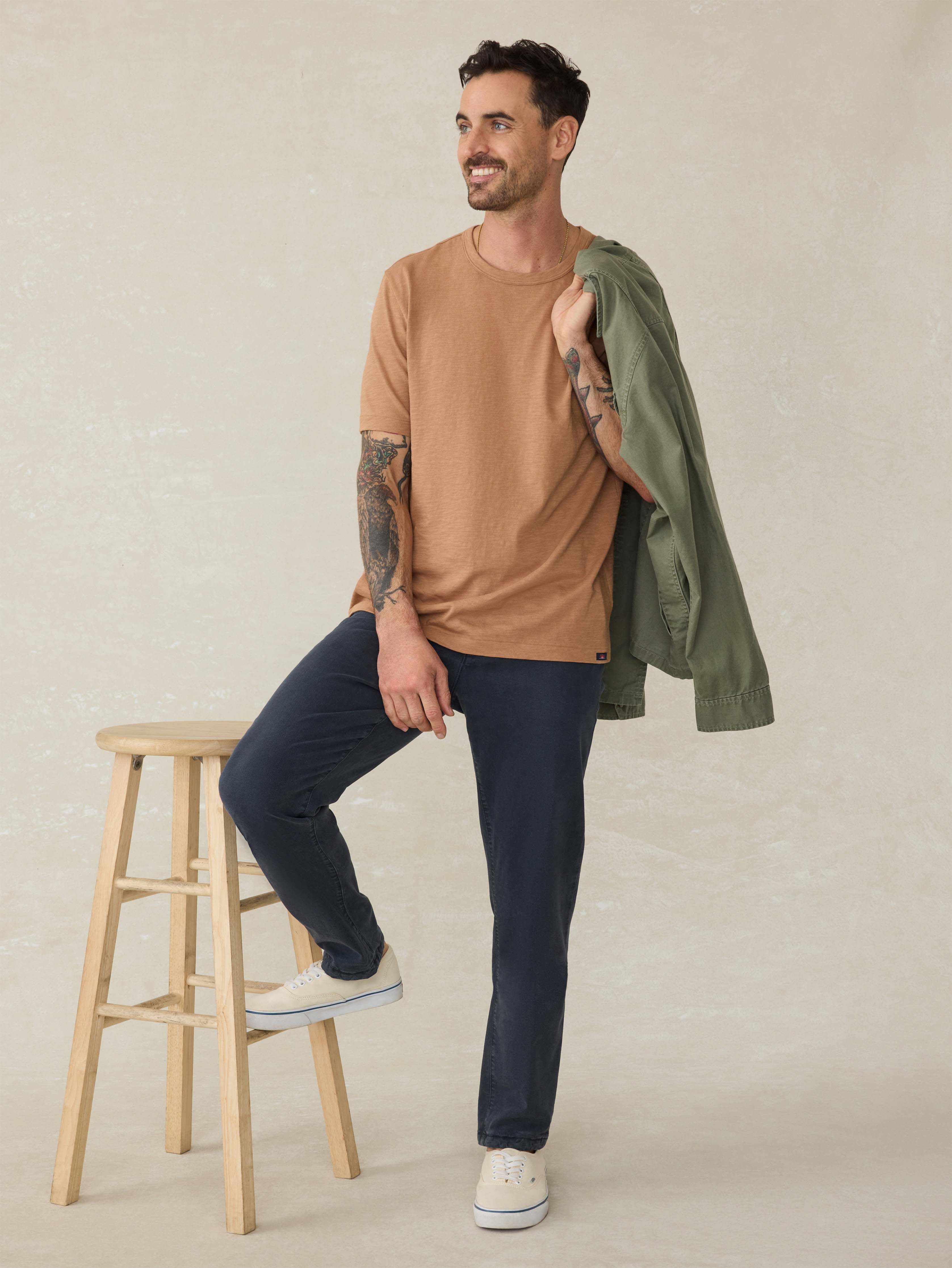 Sunwashed Regenerative Tee - Bronze