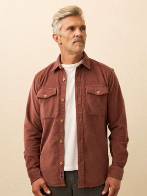 Stretch Terry Corduroy Workshirt - Chestnut Ridge