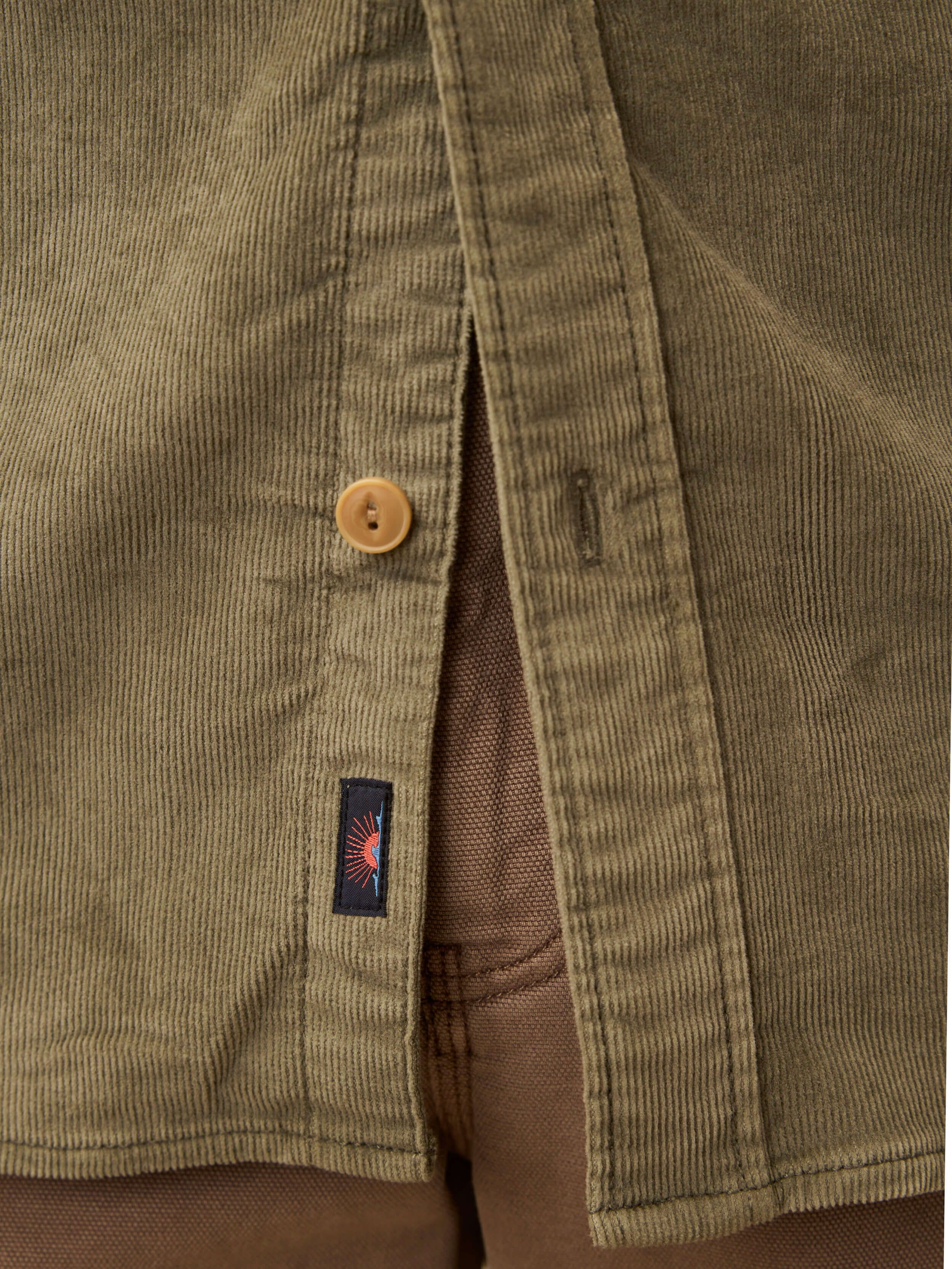 Stretch Terry Corduroy Workshirt - Light Pine