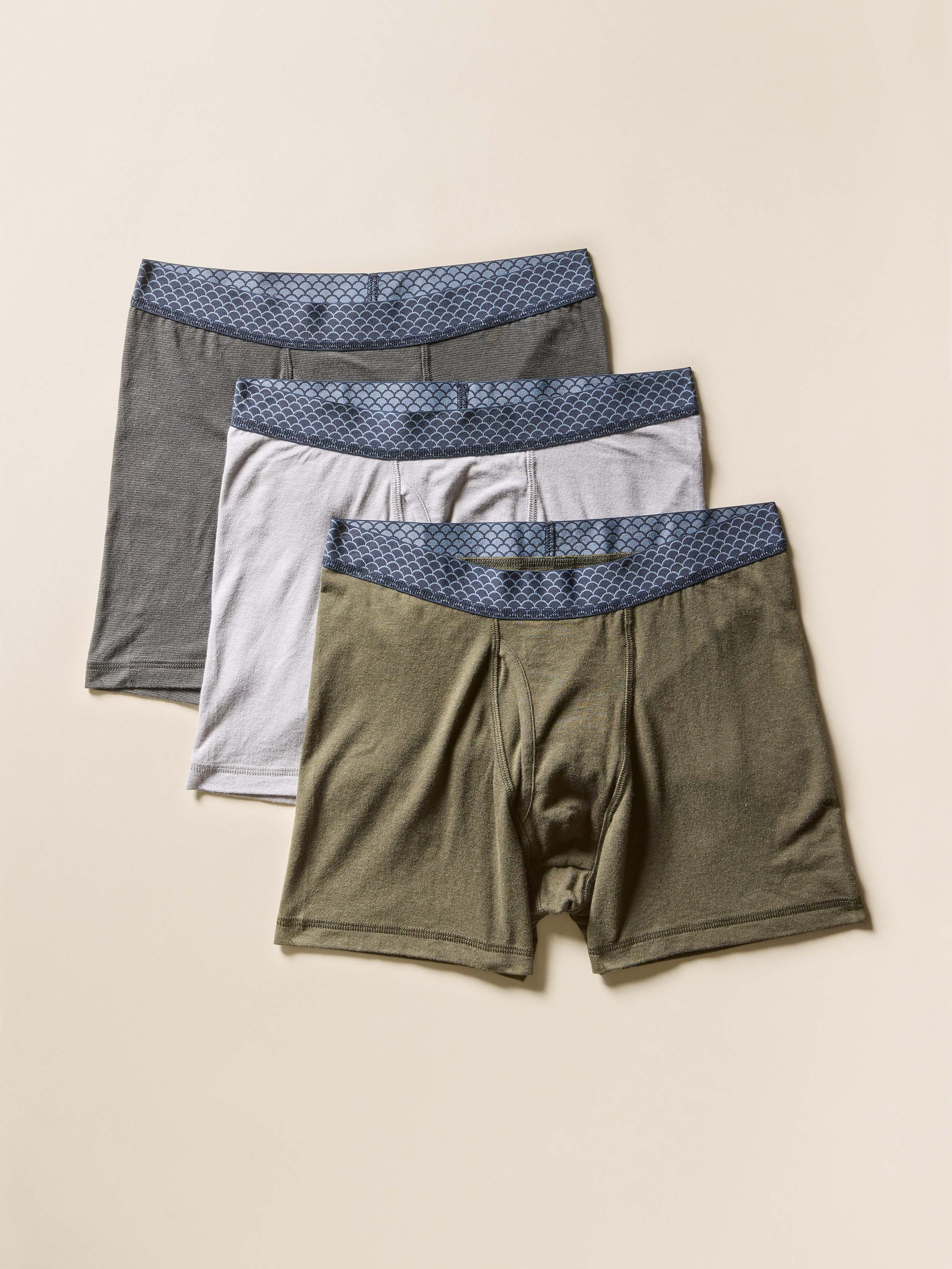 Boxer Brief - 3 Pack - Black Grey Olive