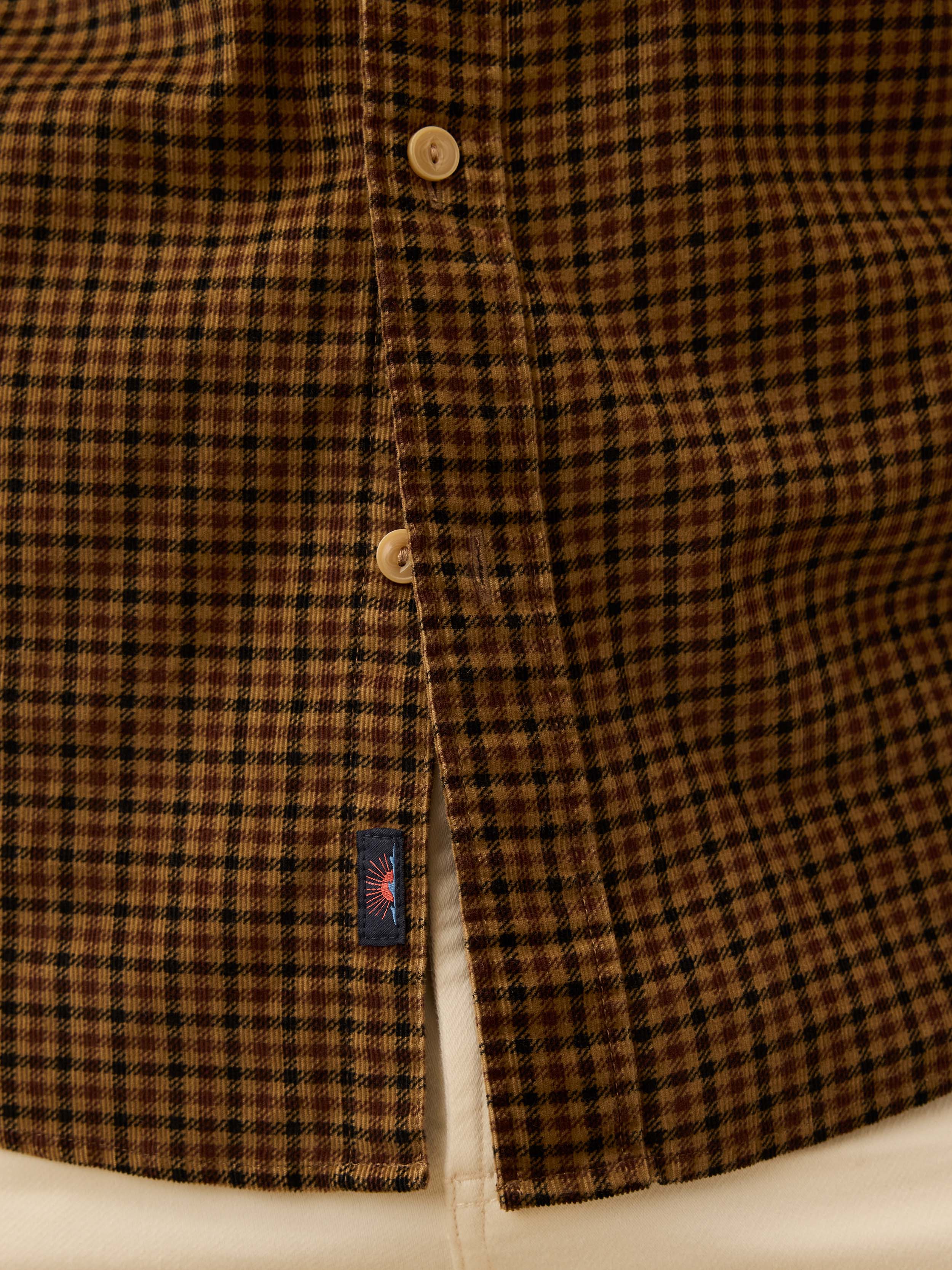 Corduroy Workshirt - Foxhound Trail Check