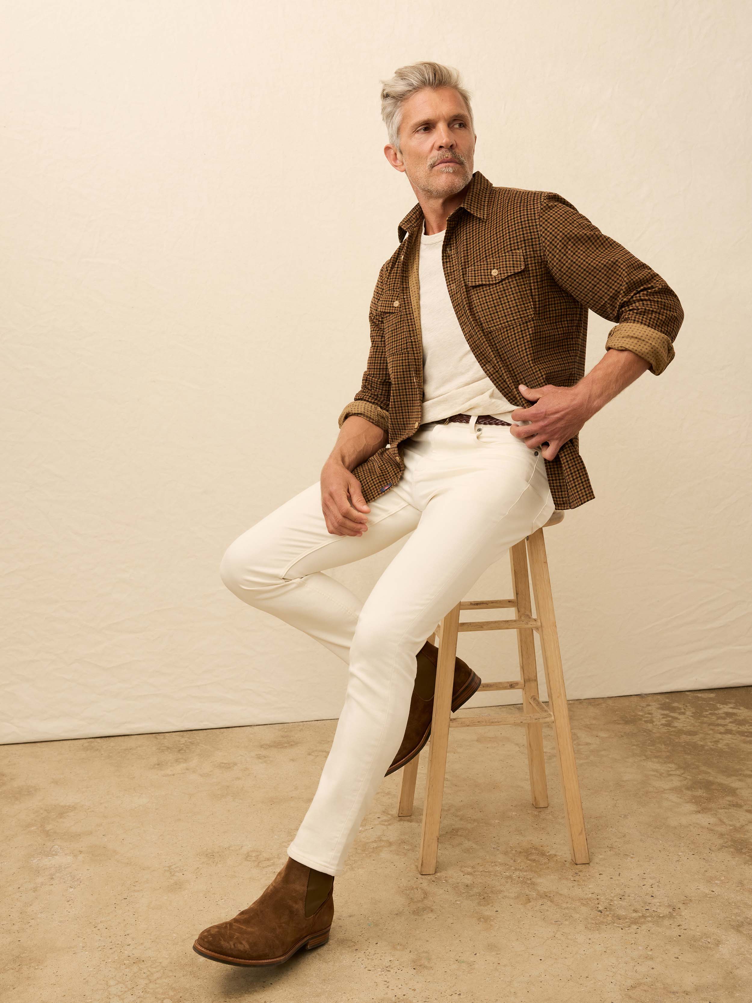 Corduroy Workshirt - Foxhound Trail Check