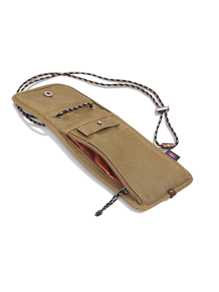 Latitude Travel Lanyard Olive Faherty Brand