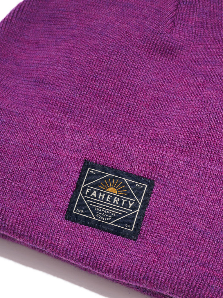 Merino Beanie Faherty | Brand - Purple Workwear