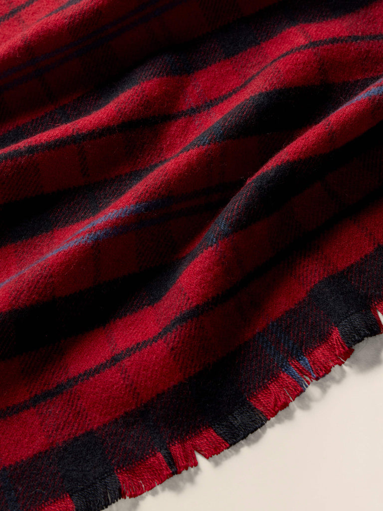 Fireplace Plaid Scarf Fireplace Plaid Faherty Brand
