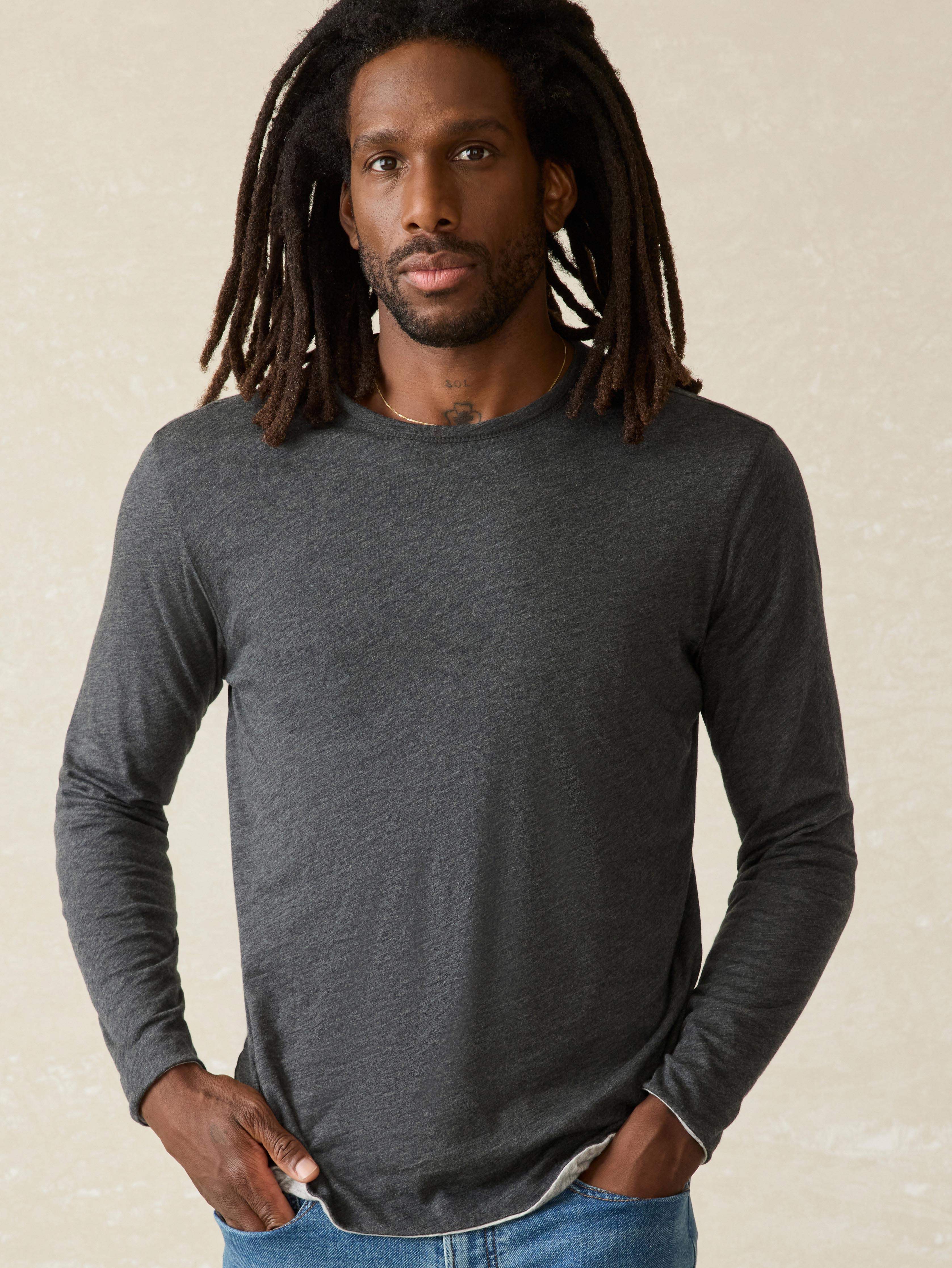 Cloud™ Reversible Crew - Charcoal Heather