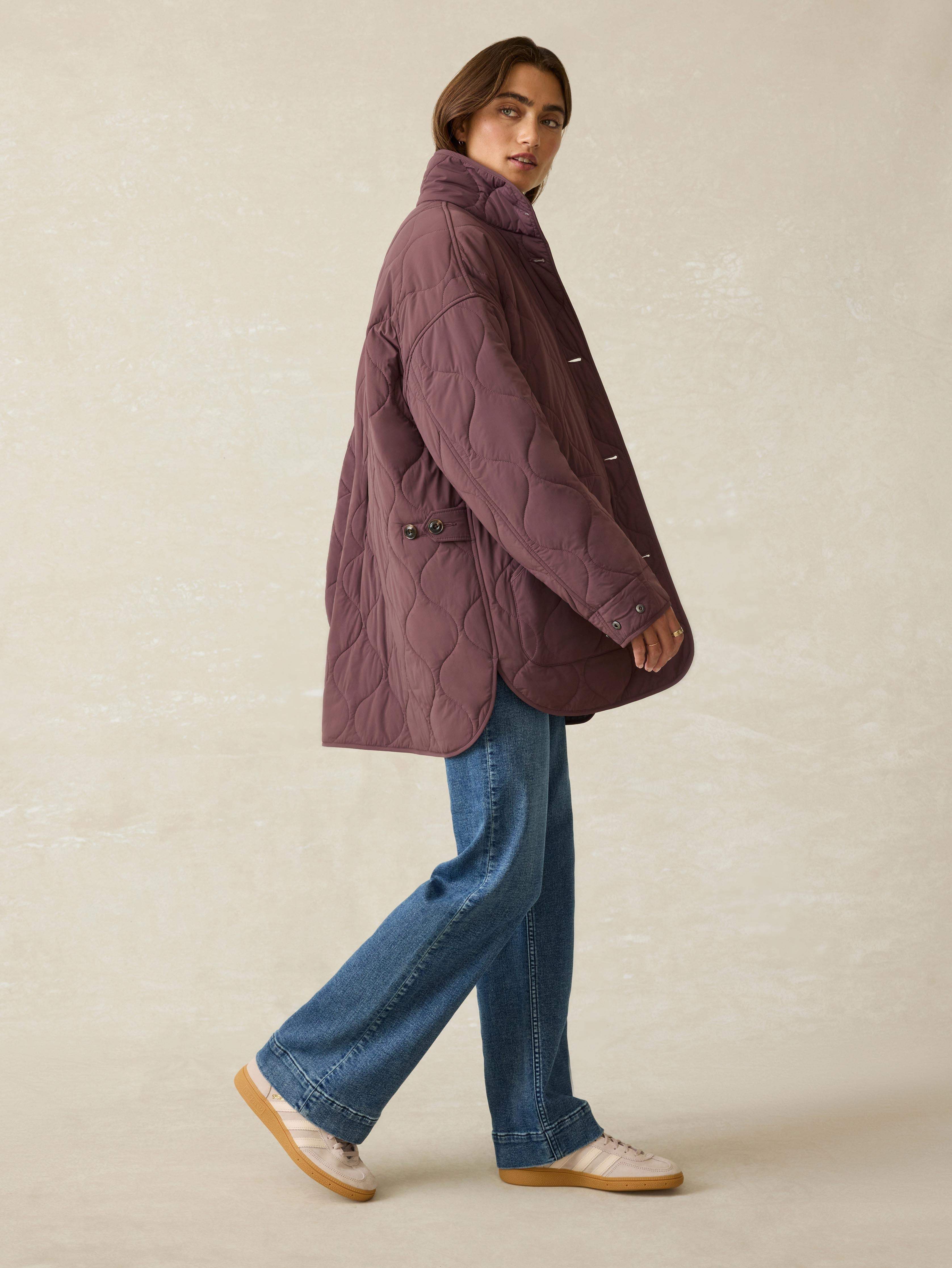 Horizon Series Quilted Jacket - Huckleberry