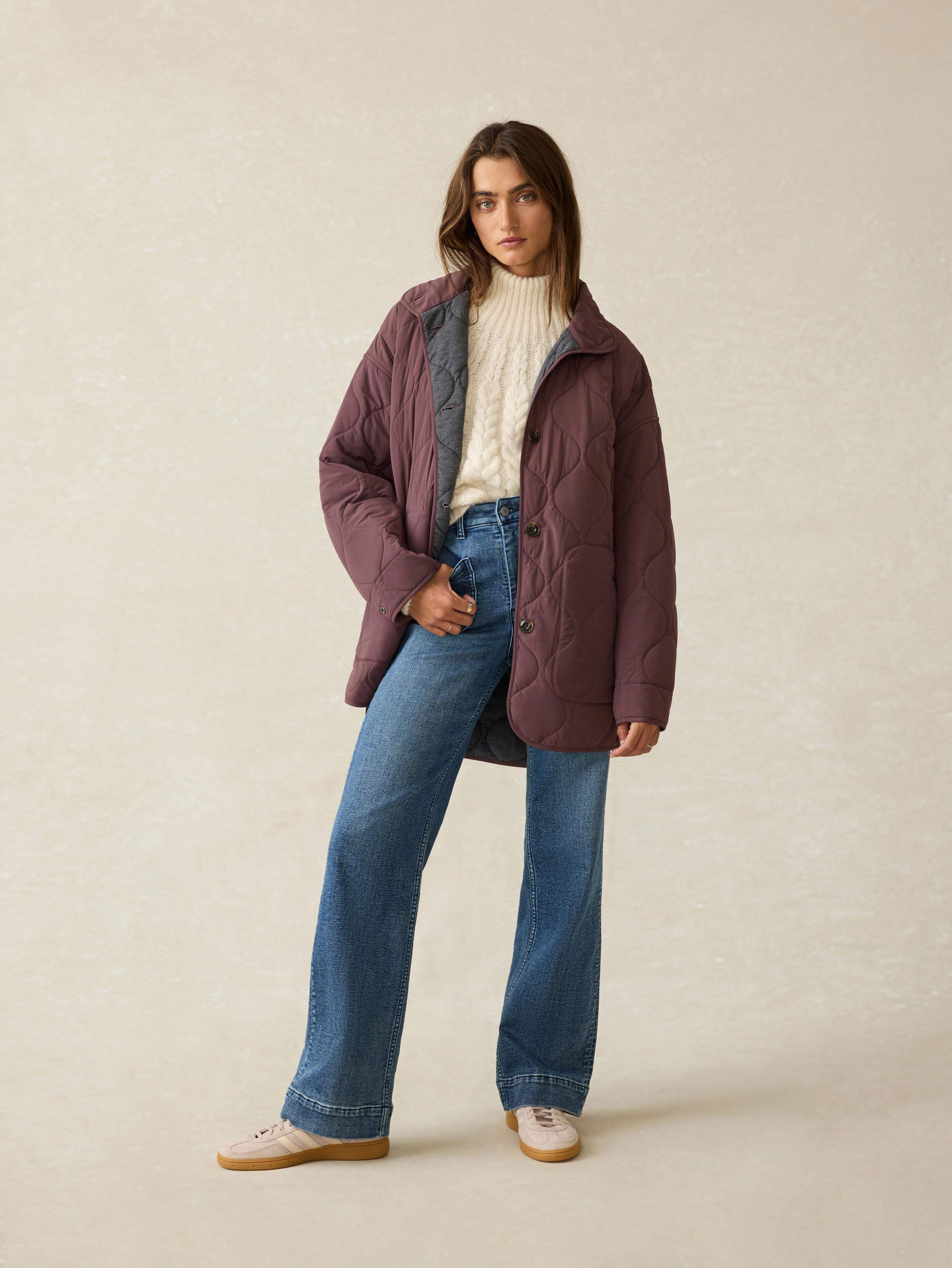 Horizon Series Quilted Jacket - Huckleberry