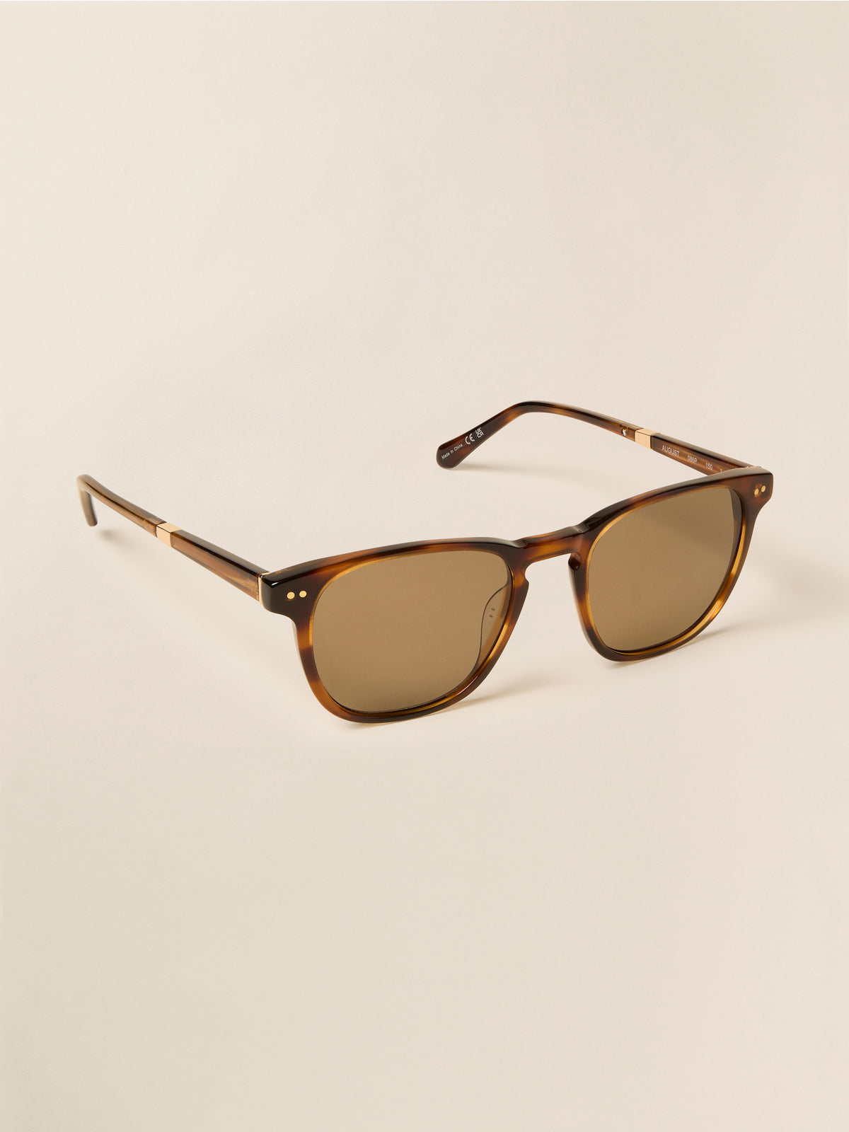 August Sunglasses - Brown Tortoise | Faherty Brand display picture 2