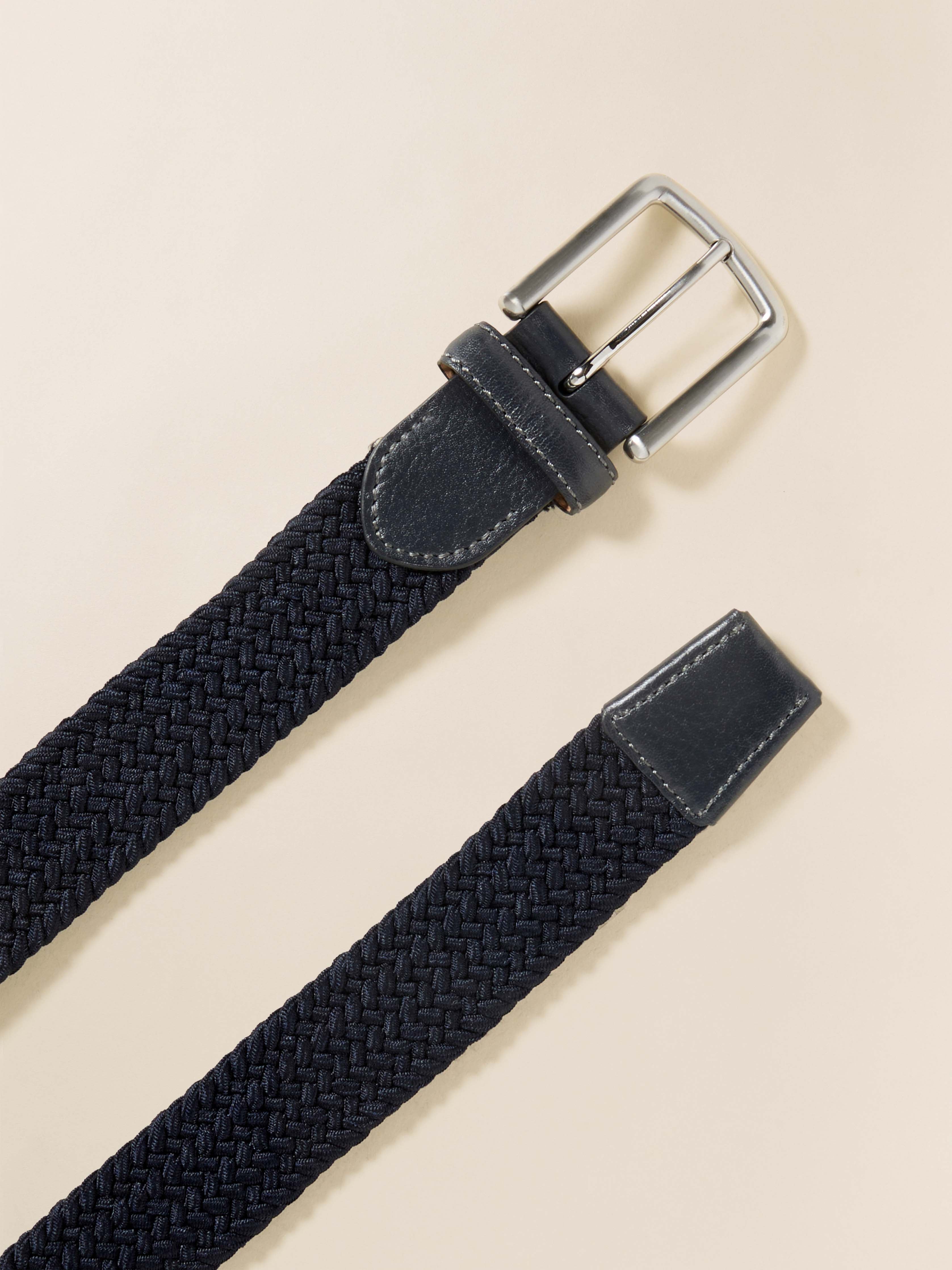 Men's Stretch Woven Belt - Navy