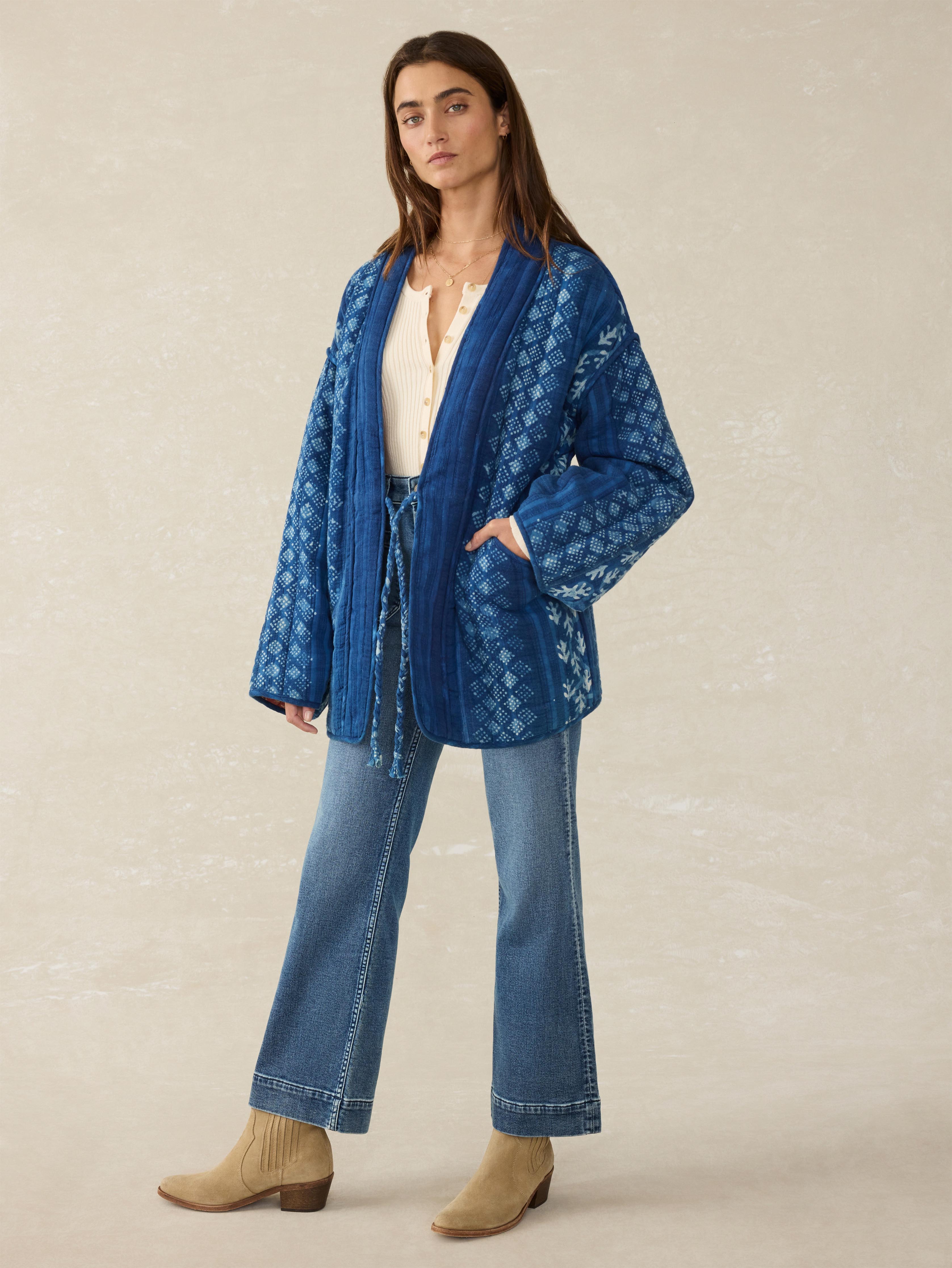 Sun Valley Quilted Jacket - Indigo Valley
