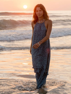 Amelia Dress - Azure Belmonte Floral
