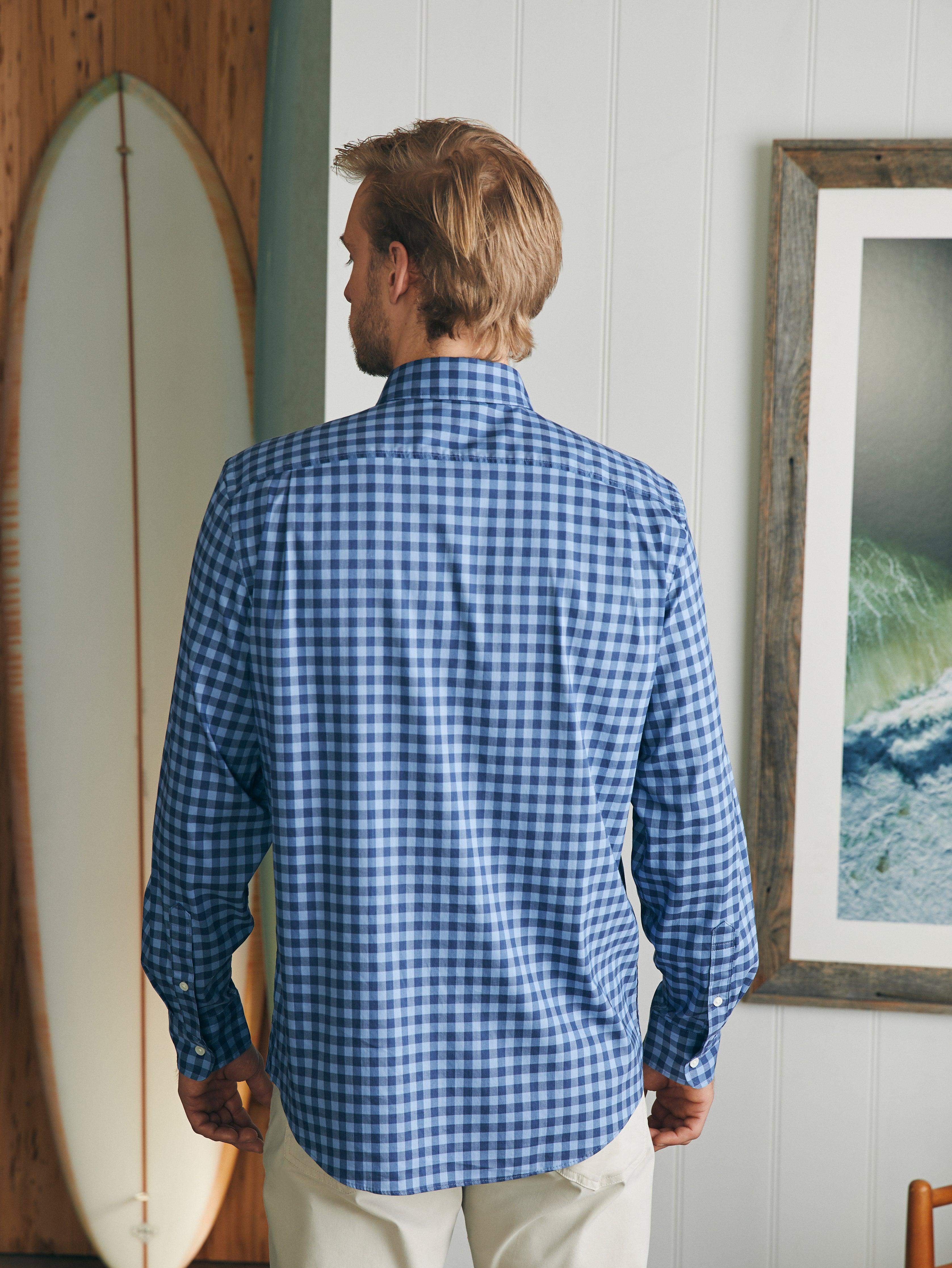Movement™ Shirt Classic Fit - Navy Skies Check