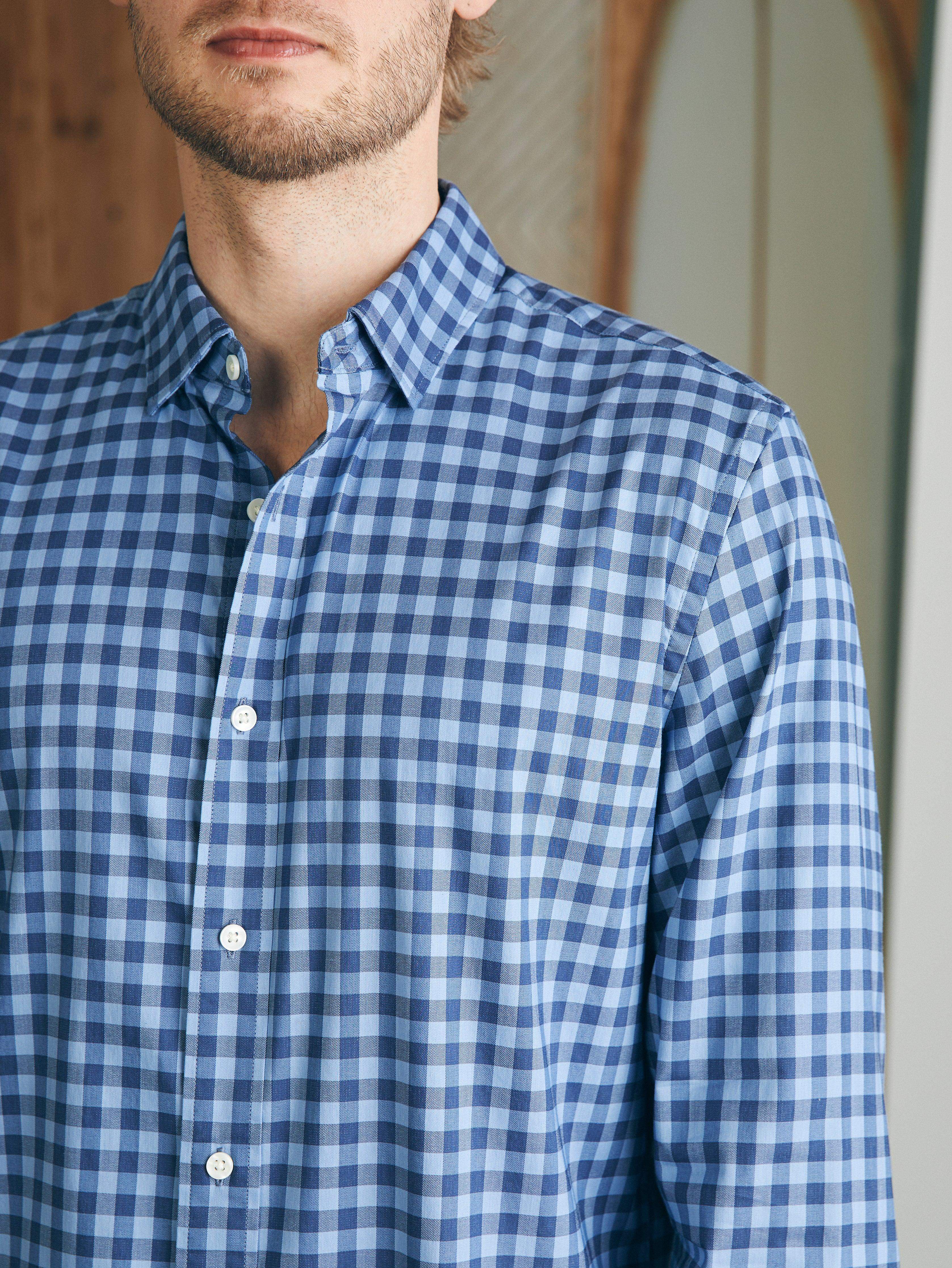 Movement™ Shirt Classic Fit - Navy Skies Check