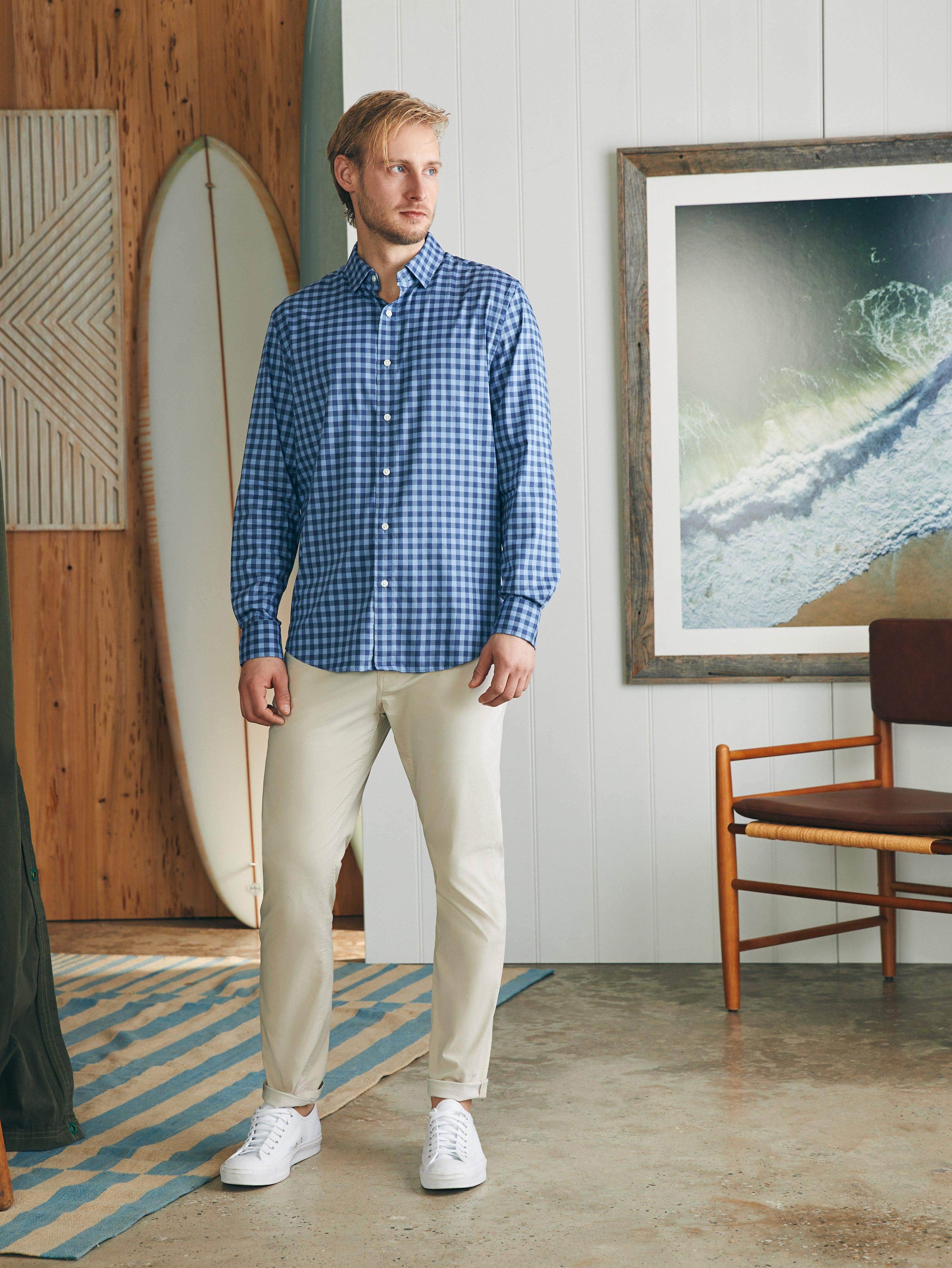 Movement™ Shirt Classic Fit - Navy Skies Check