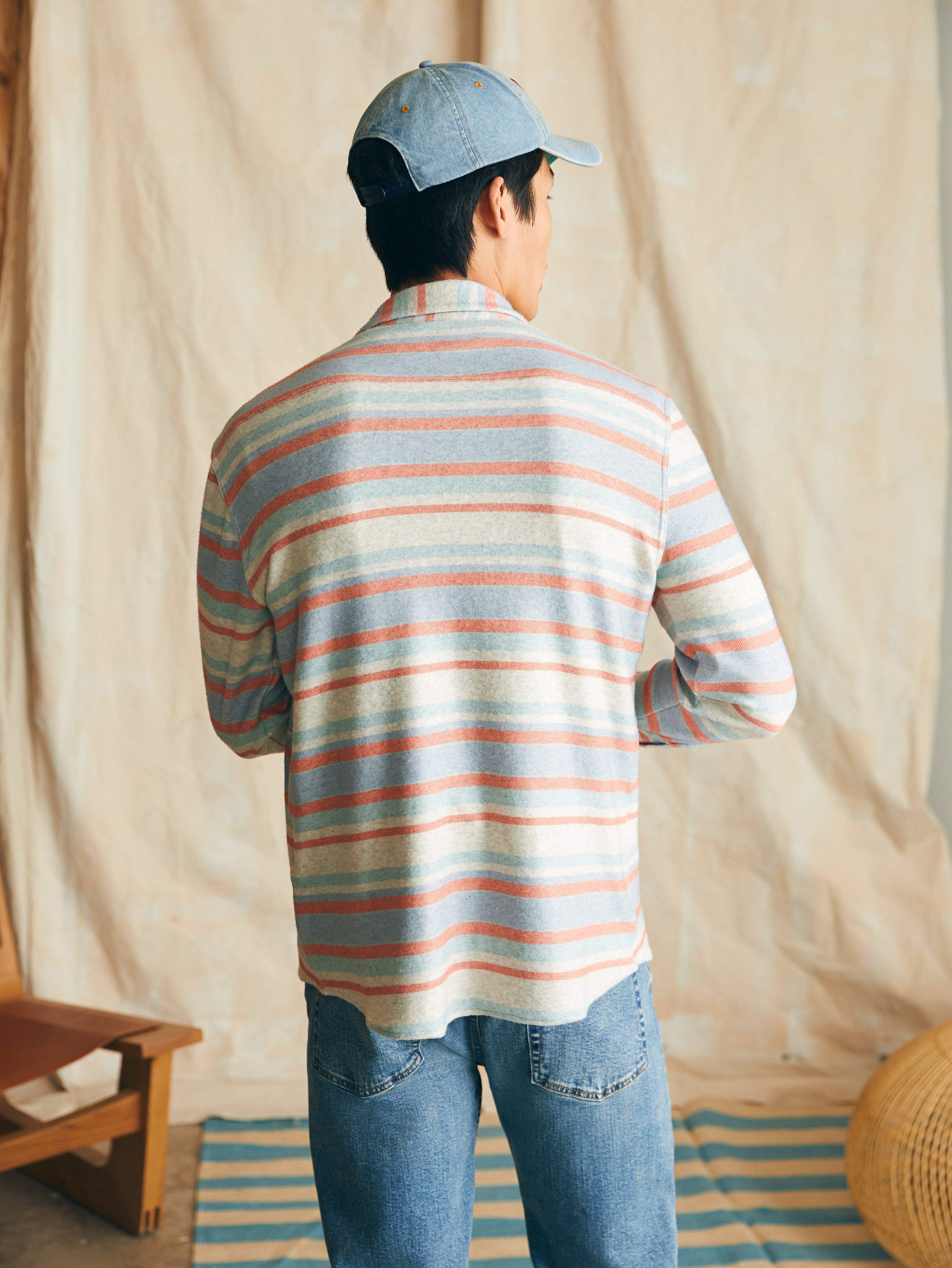 Legend™ Sweater Shirt - Coral Reef Stripe