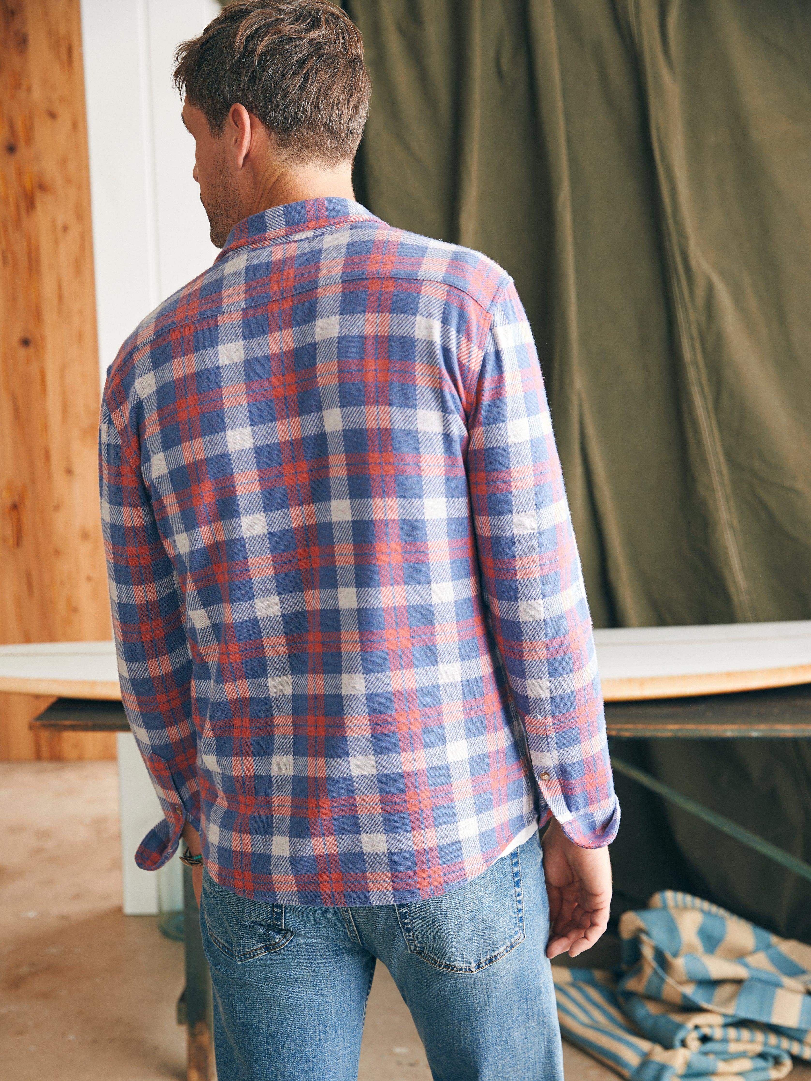Legend™ Sweater Shirt (Tall) - Viewpoint Rose Plaid