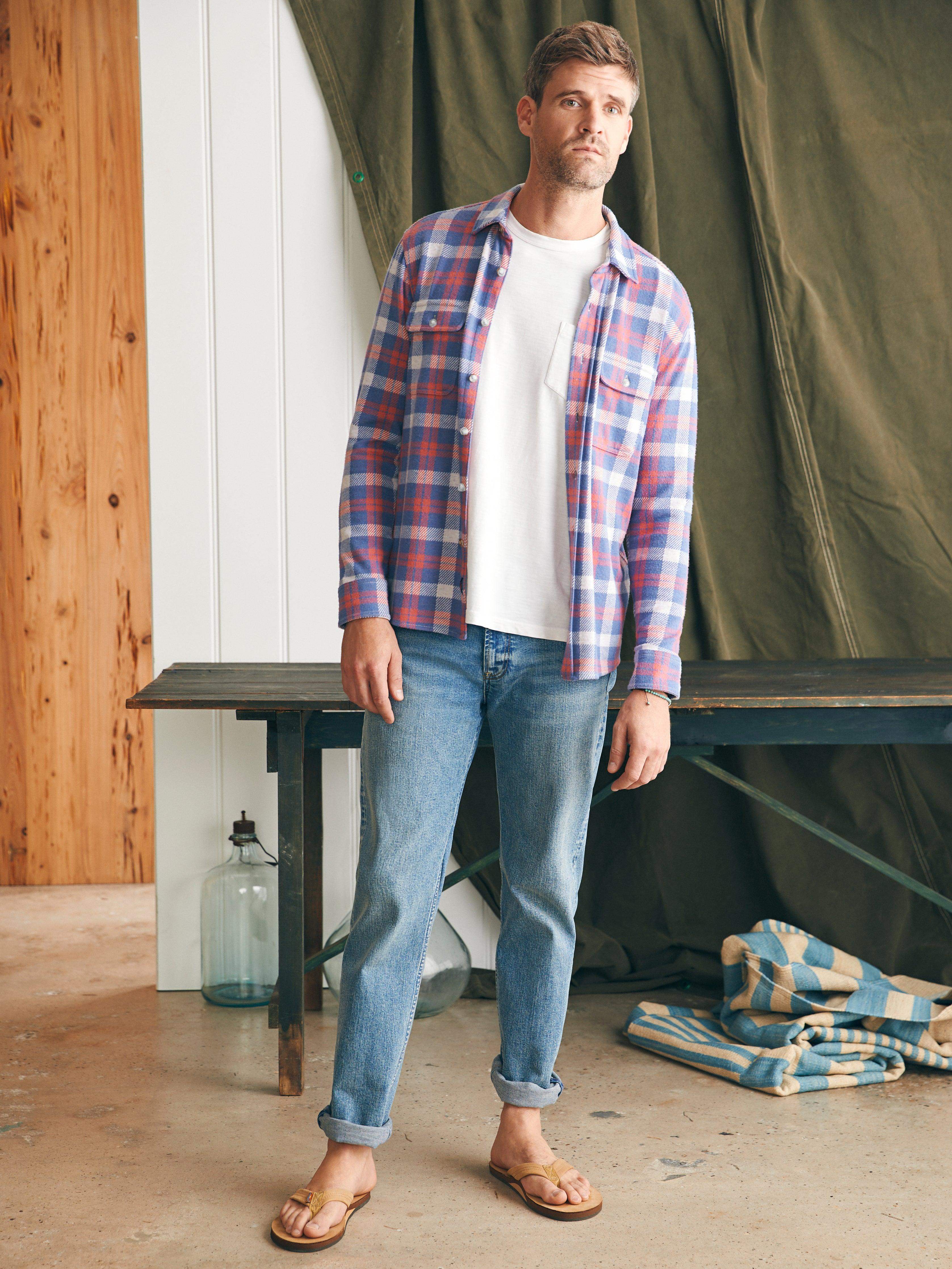 Legend™ Sweater Shirt (Tall) - Viewpoint Rose Plaid