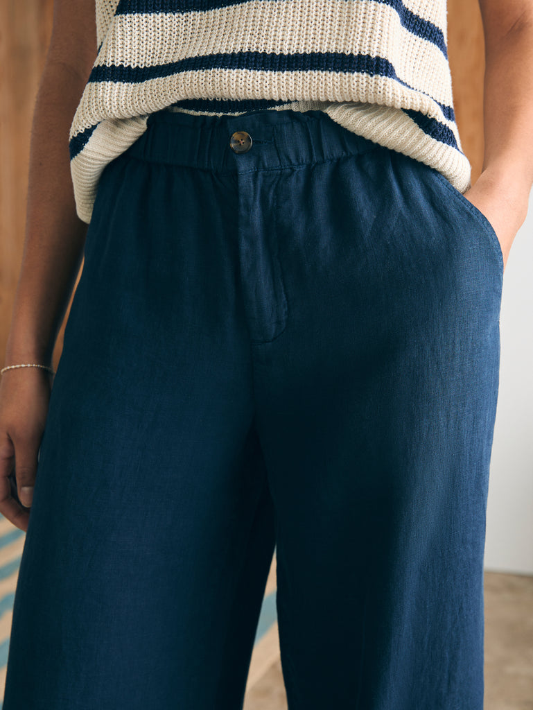 Monterey Linen Pant - After Midnight