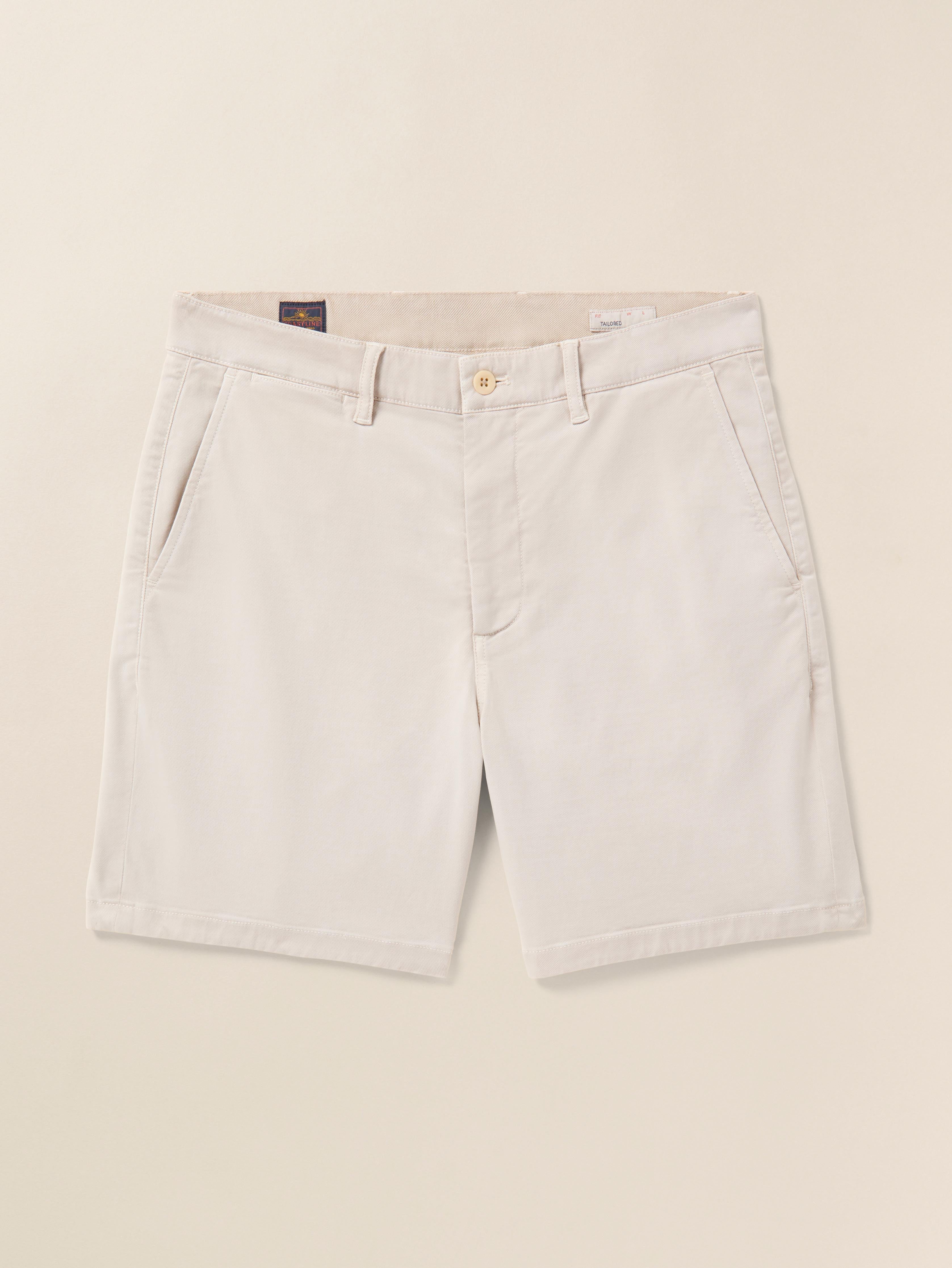 Coastline Chino Short (7") - Stone