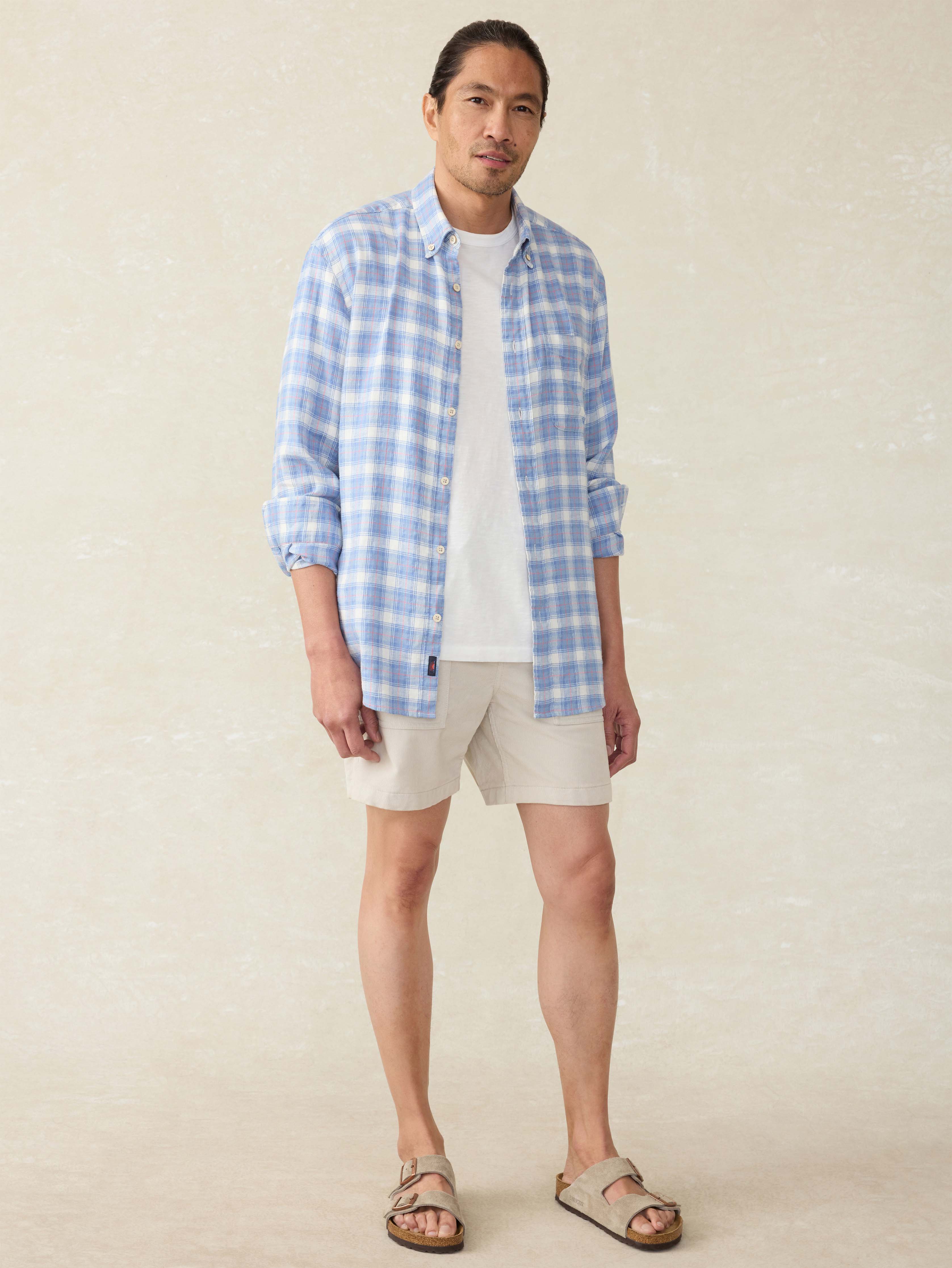 Long-Sleeve Breeze Shirt - Bristol Harbor Plaid