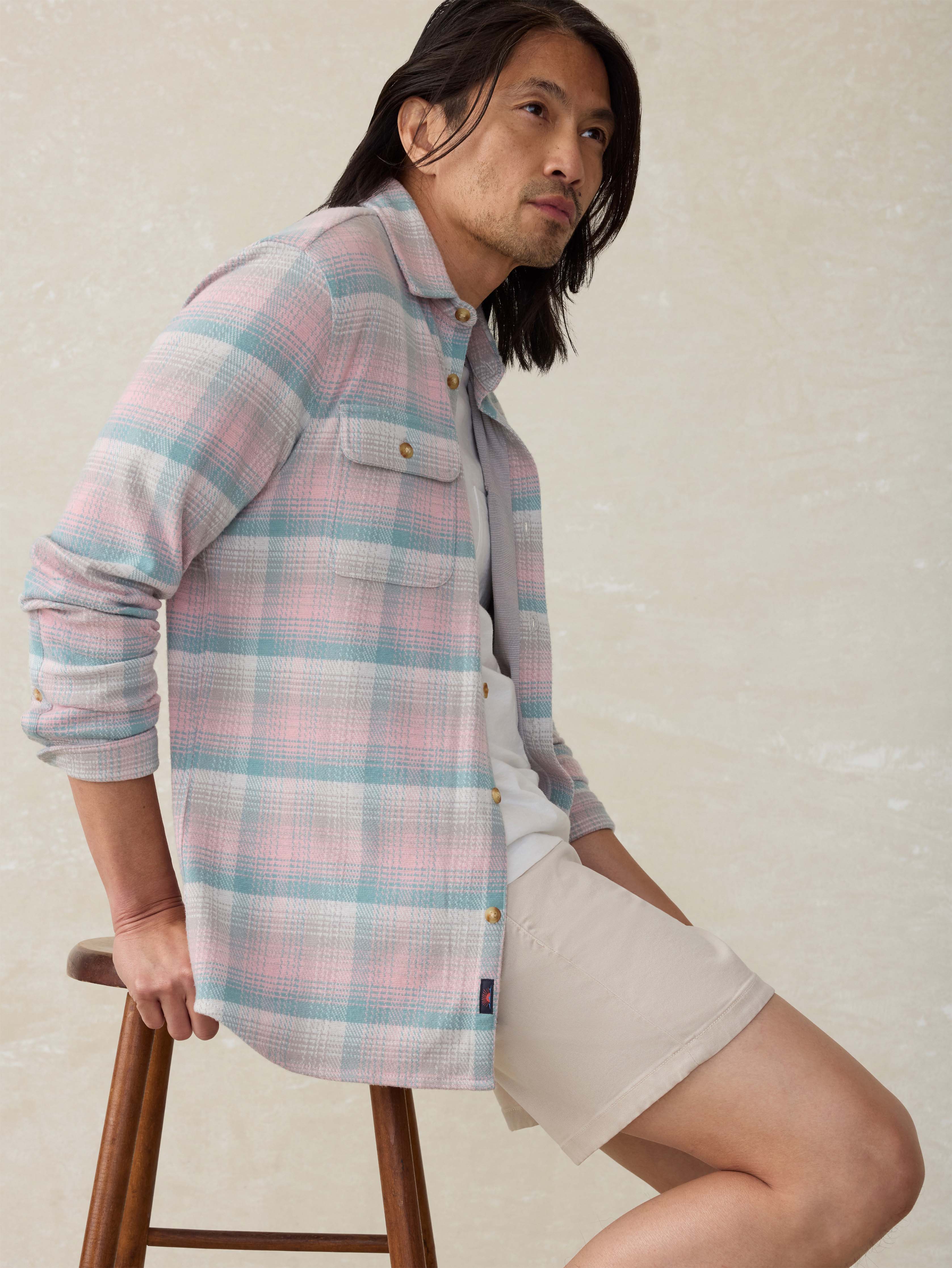 Legend™ Sweater Shirt - Sedona Sage Plaid